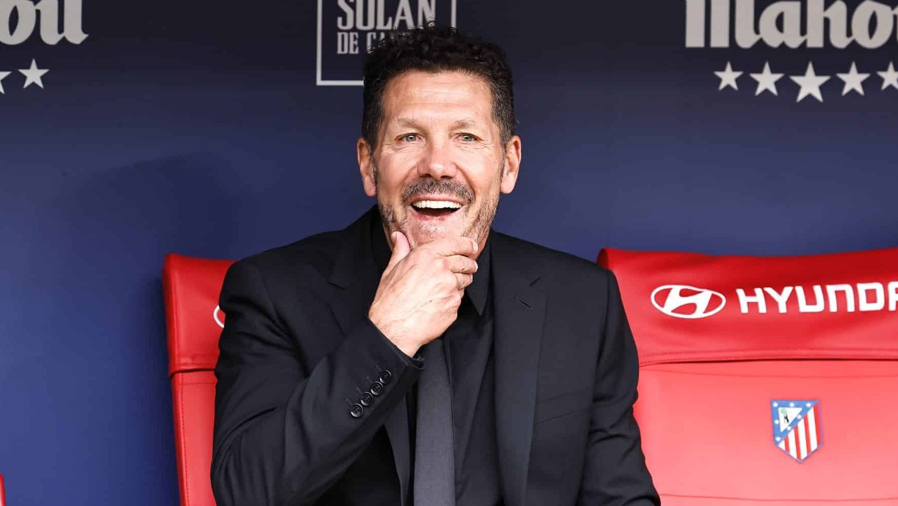 Diego Simeone, t&eacute;cnico do Atl&eacute;tico de Madrid