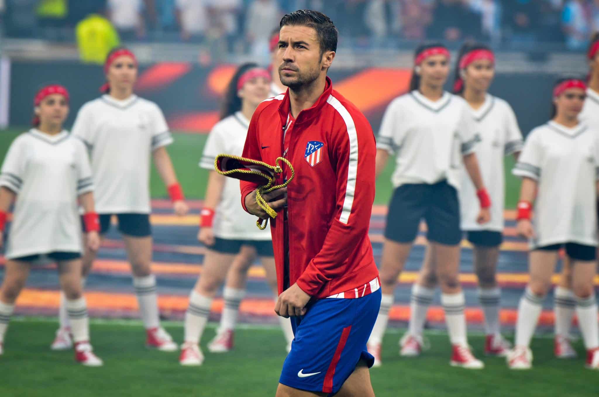 Gabi em jogo do Atl&eacute;tico de Madrid.