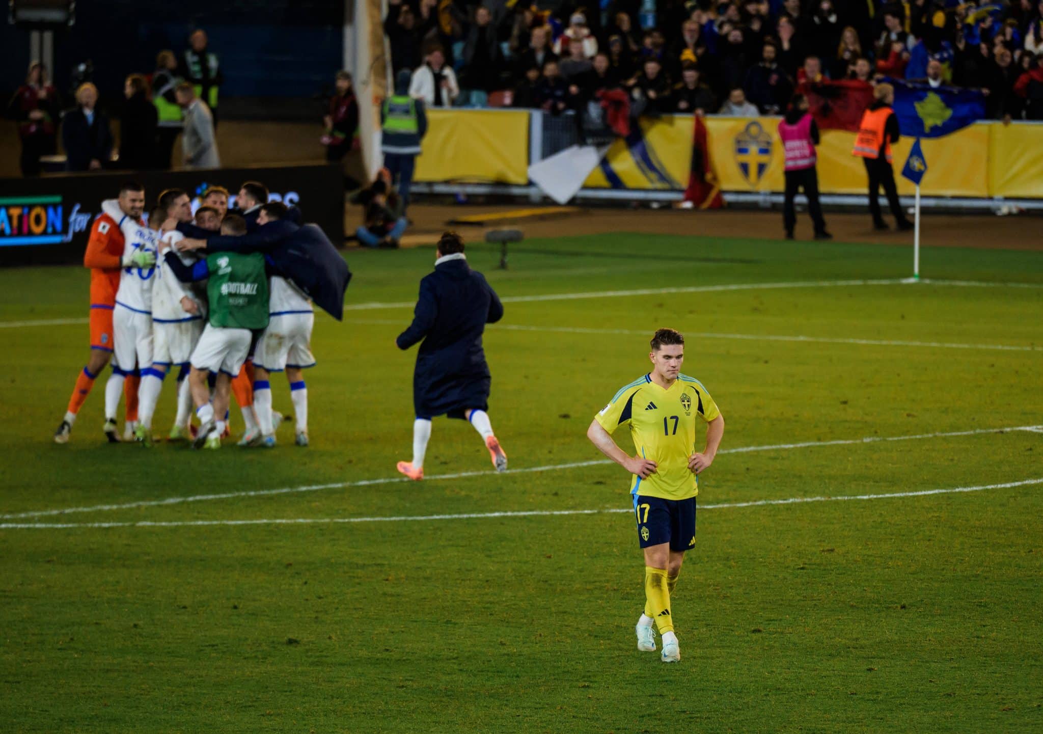 Viktor Gy&ouml;keres em derrota da Su&eacute;cia para Kosovo nas Eliminat&oacute;rias da Copa do Mundo (Foto: IMAGO / Bildbyran)