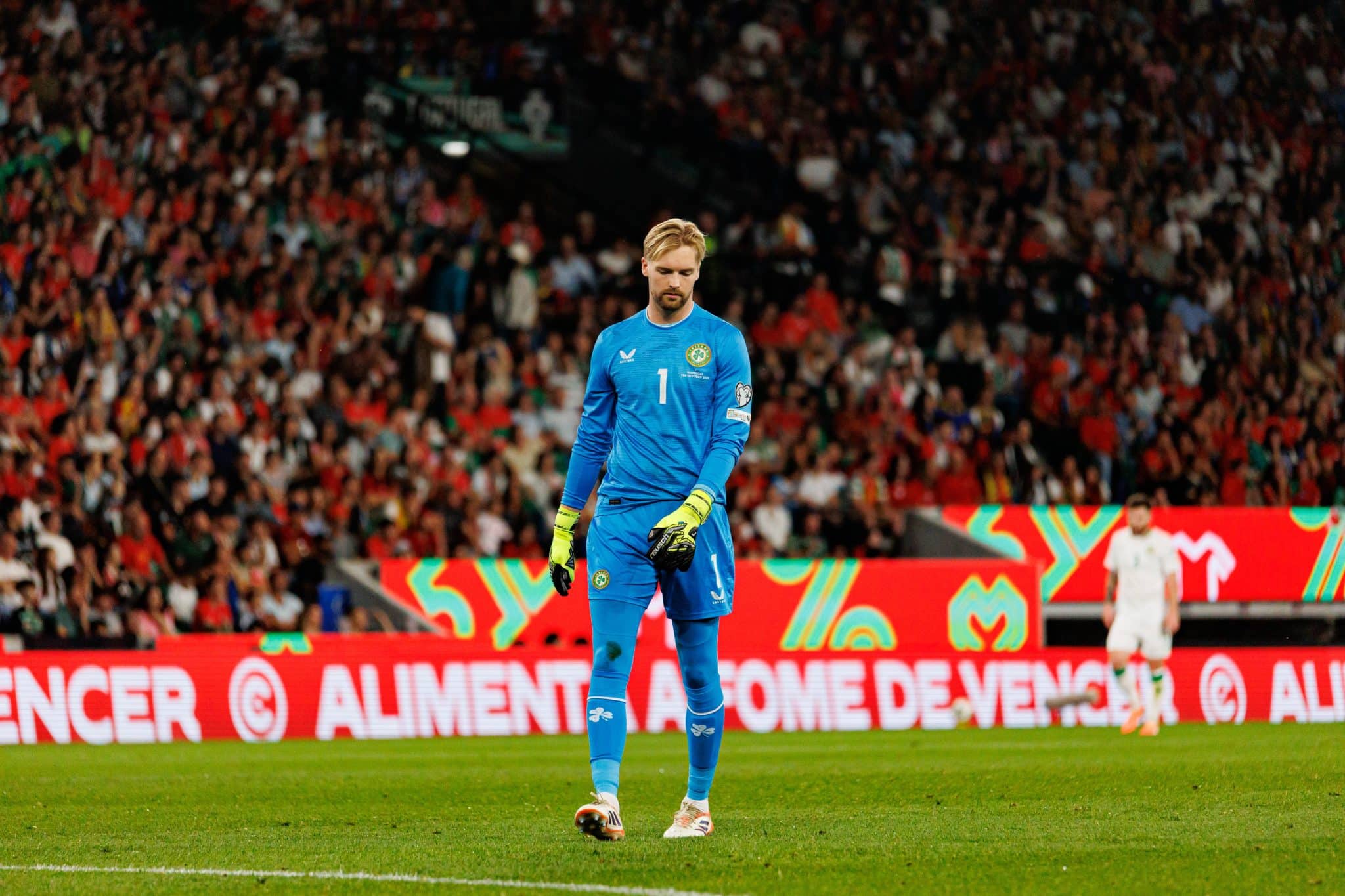 Kelleher em partida entre Irlanda e Portugal