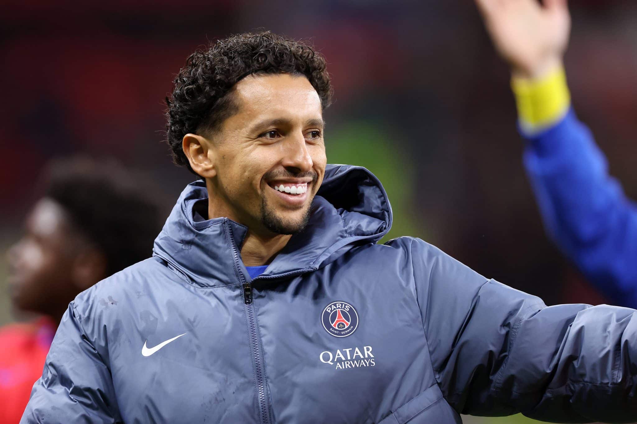 Marquinhos antes de jogo do PSG