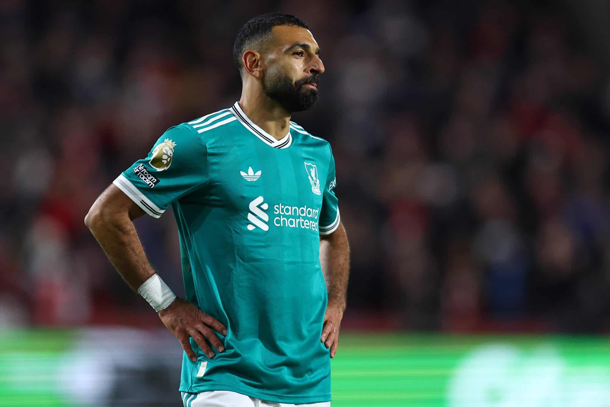 Salah em jogo do Liverpool