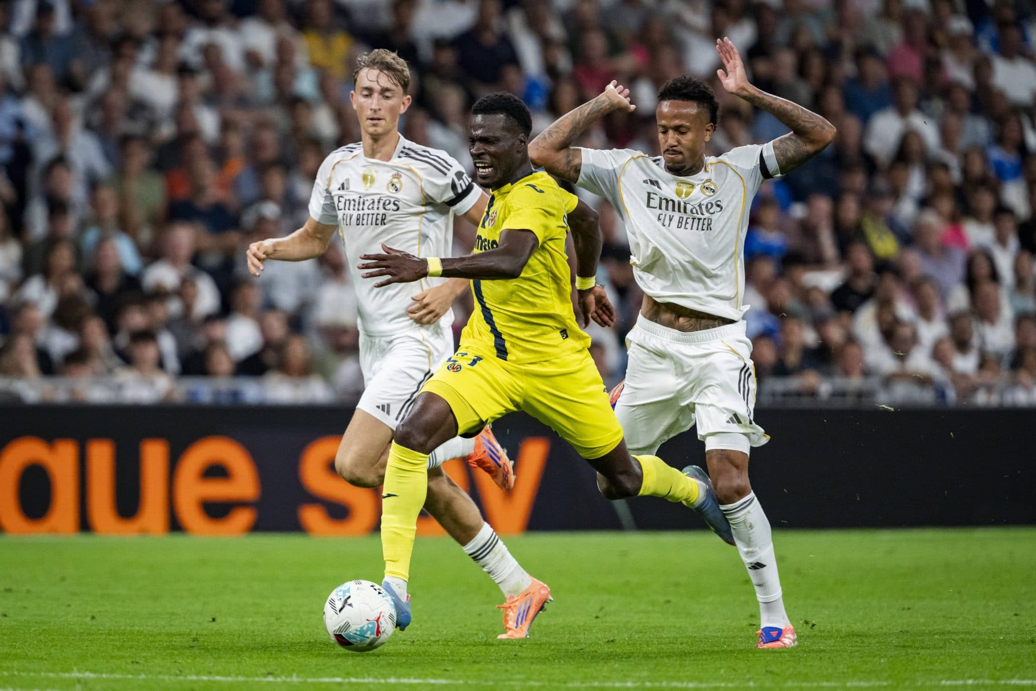 Estrat&eacute;gia do Villarreal n&atilde;o anulou o Real Madrid (Foto: Imago)