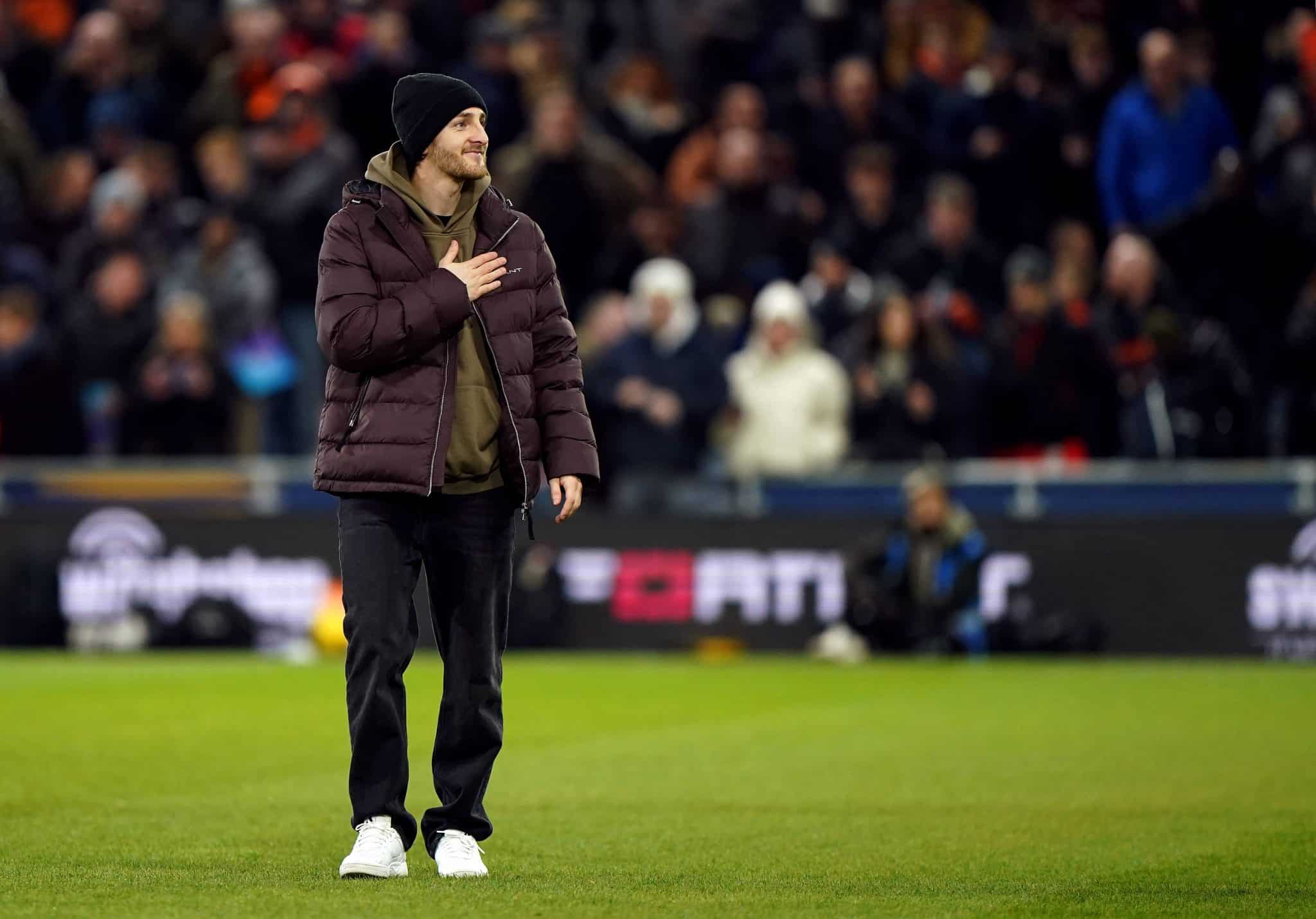 Luton Town v Brighton and Hove Albion &ndash; Premier League &ndash; Kenilworth Road Luton Town s Tom Lockyer during the Premier Lea