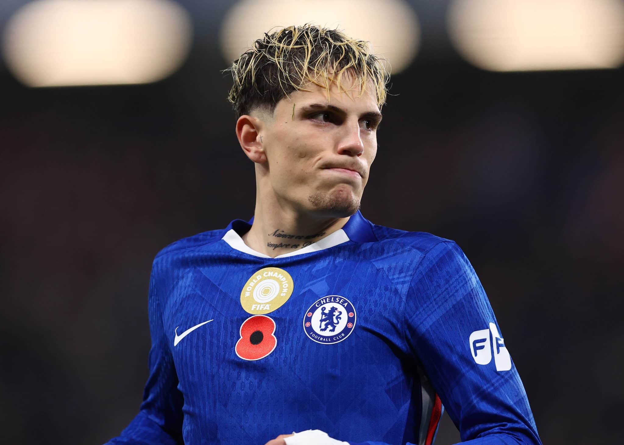 Alejandro Garnacho em jogo do Chelsea