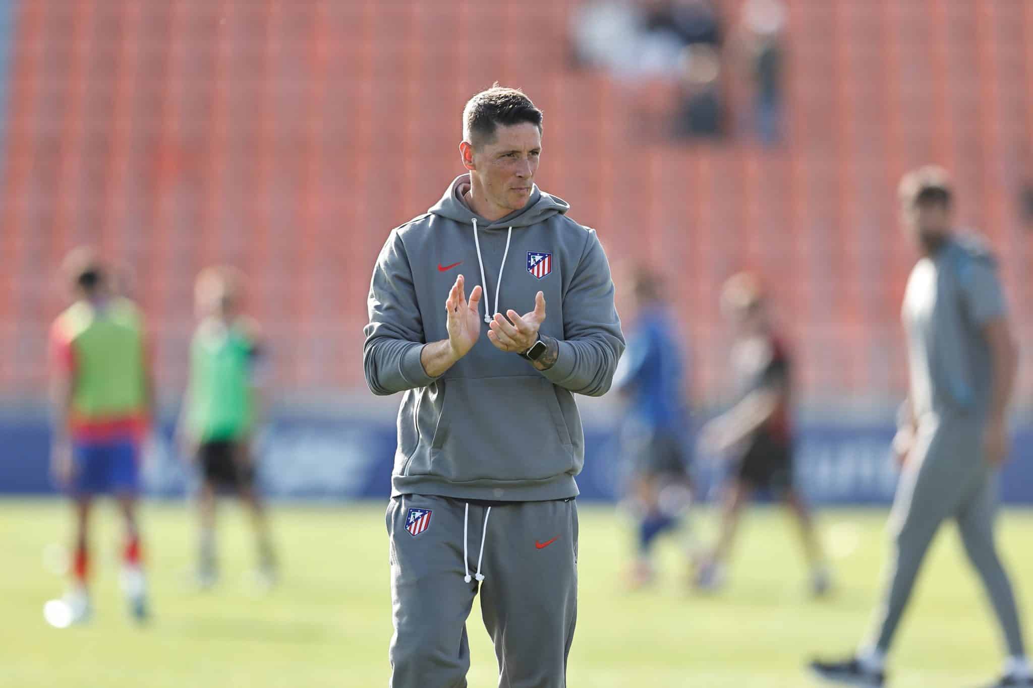 Fernando Torres, t&eacute;cnico do Atl&eacute;tico Madrile&ntilde;o, equipe B colchonera