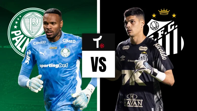 Palmeiras x Santos: onde assistir, horário e prováveis escalações