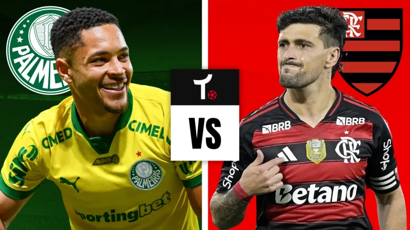 Palmeiras x Flamengo: onde assistir, horário e prováveis escalações