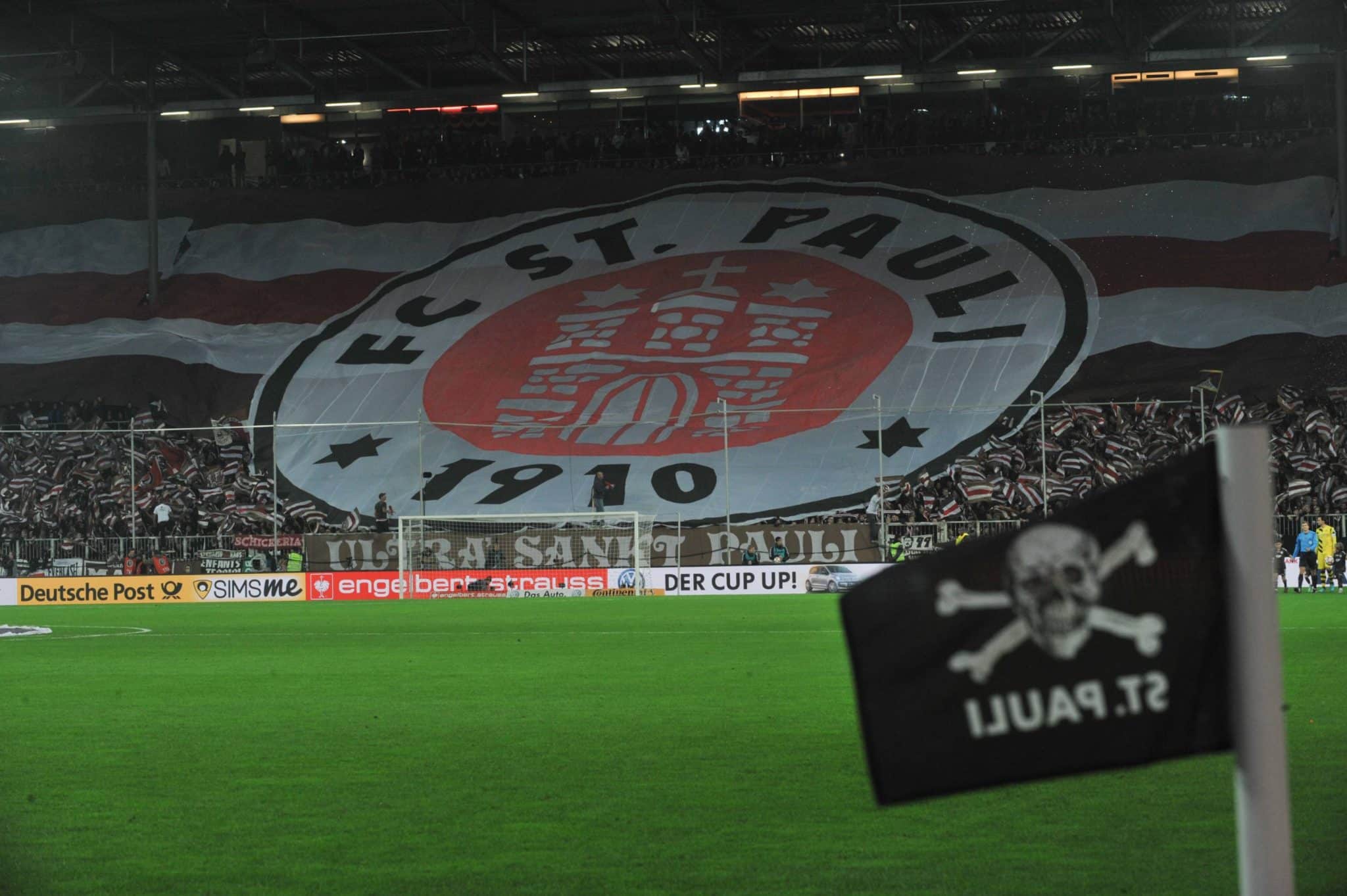 Torcida do St. Pauli na Copa da Alemanha