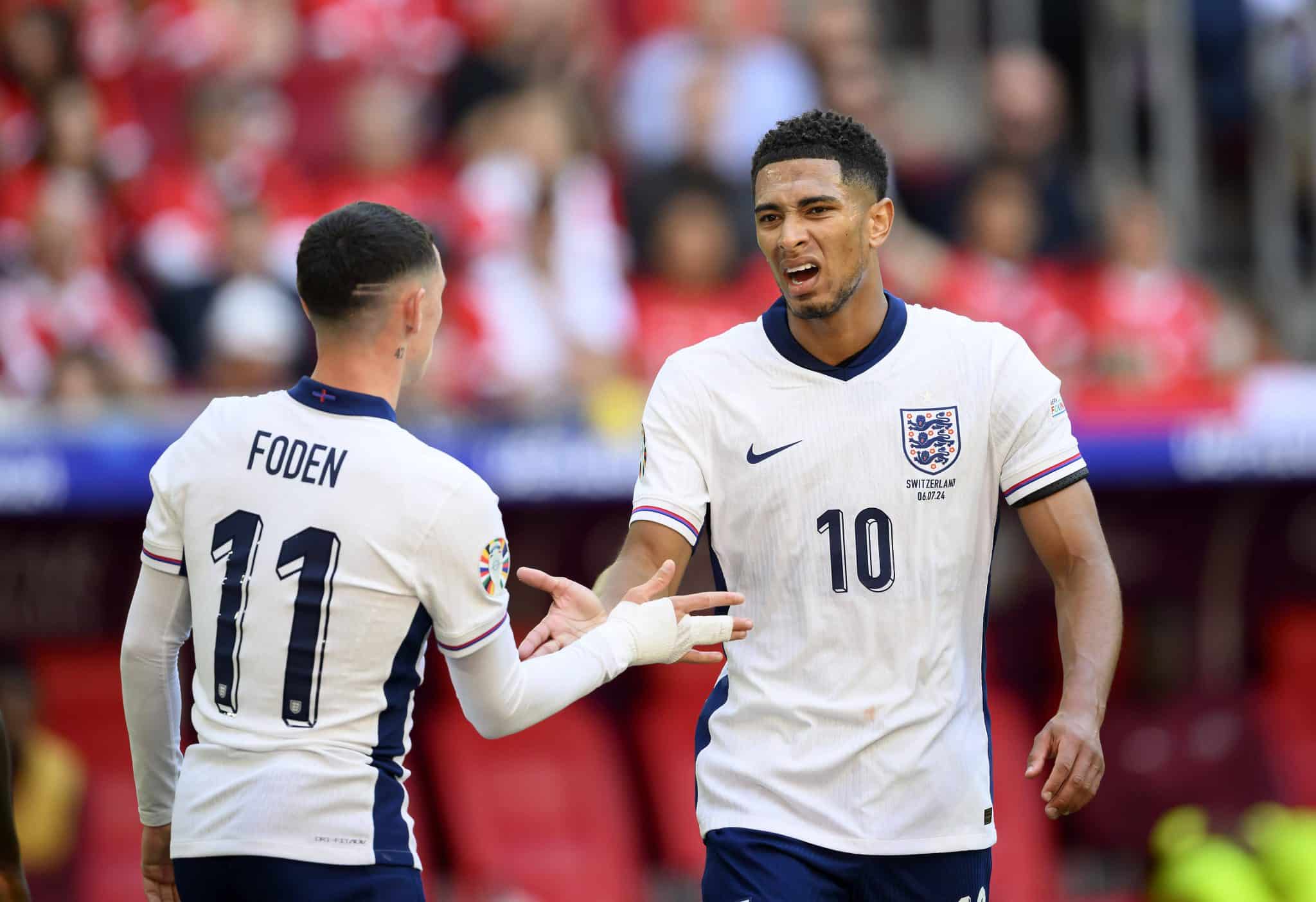 Bellingham e Foden em a&ccedil;&atilde;o pela sele&ccedil;&atilde;o inglesa