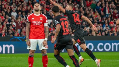Benfica e Leverkusen fazem show de quem erra mais com coincid&ecirc;ncias negativas