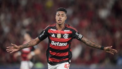 Com ajudas de Gr&ecirc;mio e Bruno Henrique, Flamengo coloca uma m&atilde;o na ta&ccedil;a do Brasileir&atilde;o