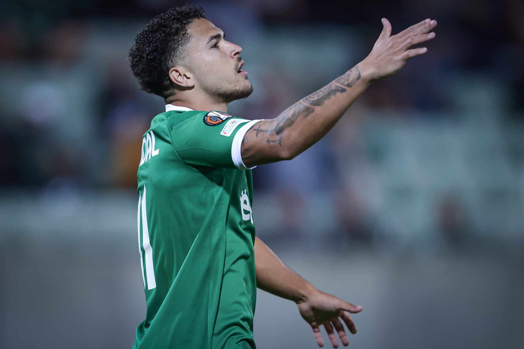 Caio Vidal pelo Ludogorets na Europa League