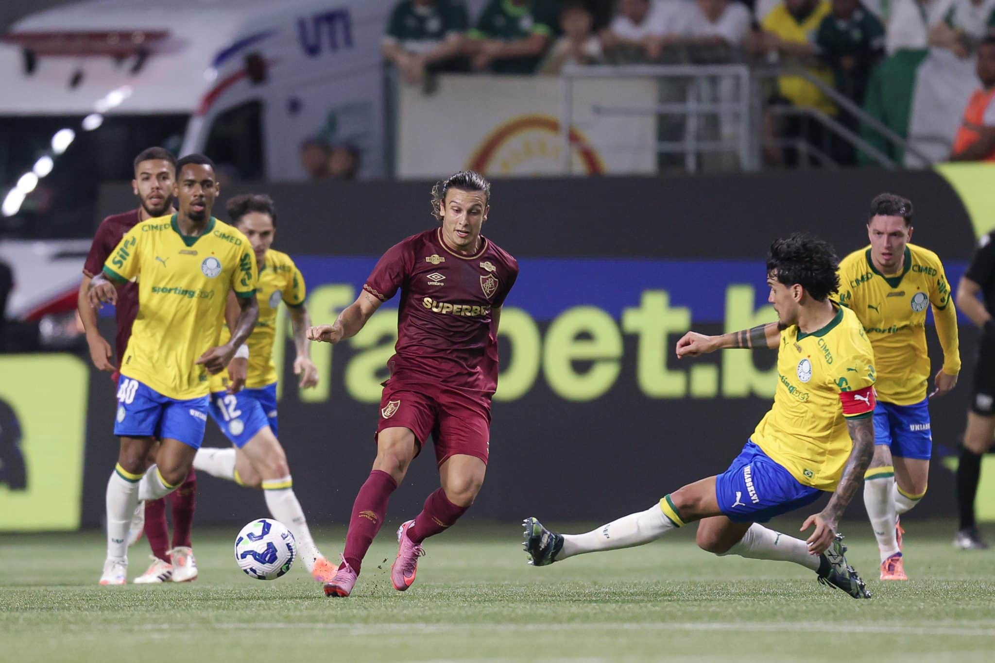 Canobbio em jogo entre Fluminense e Palmeiras