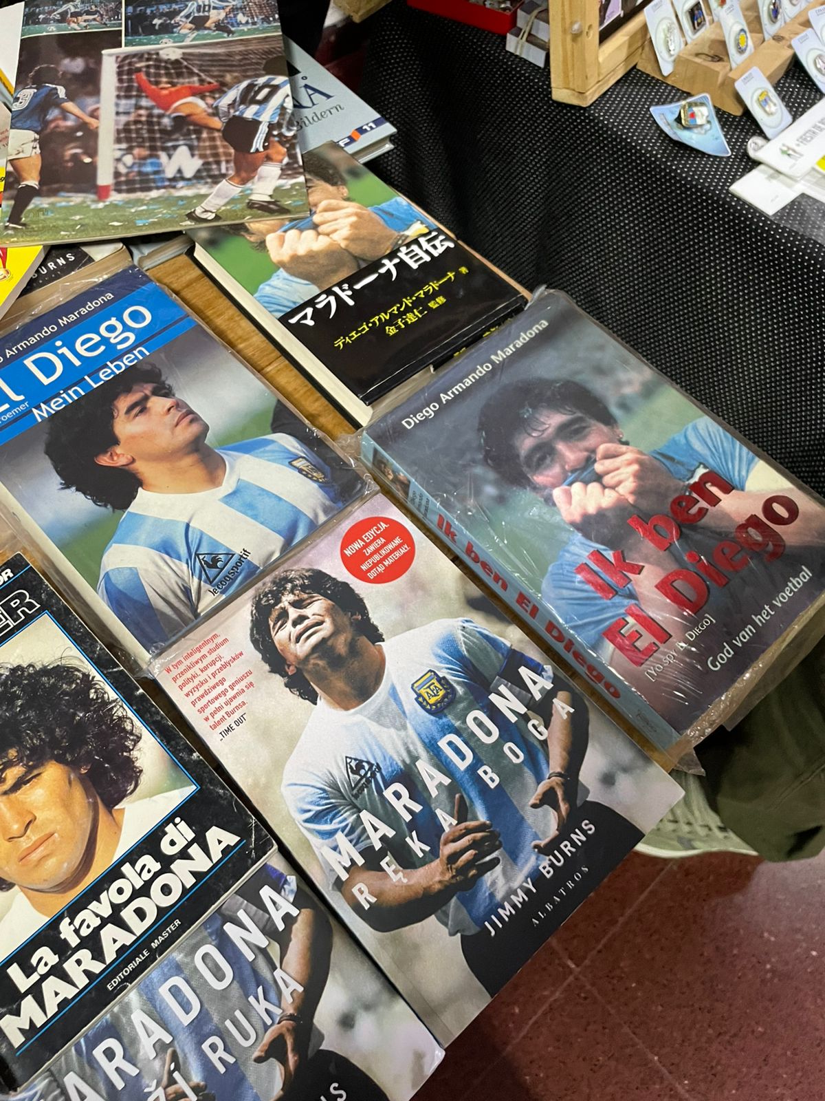 livros sobre Diego Maradona