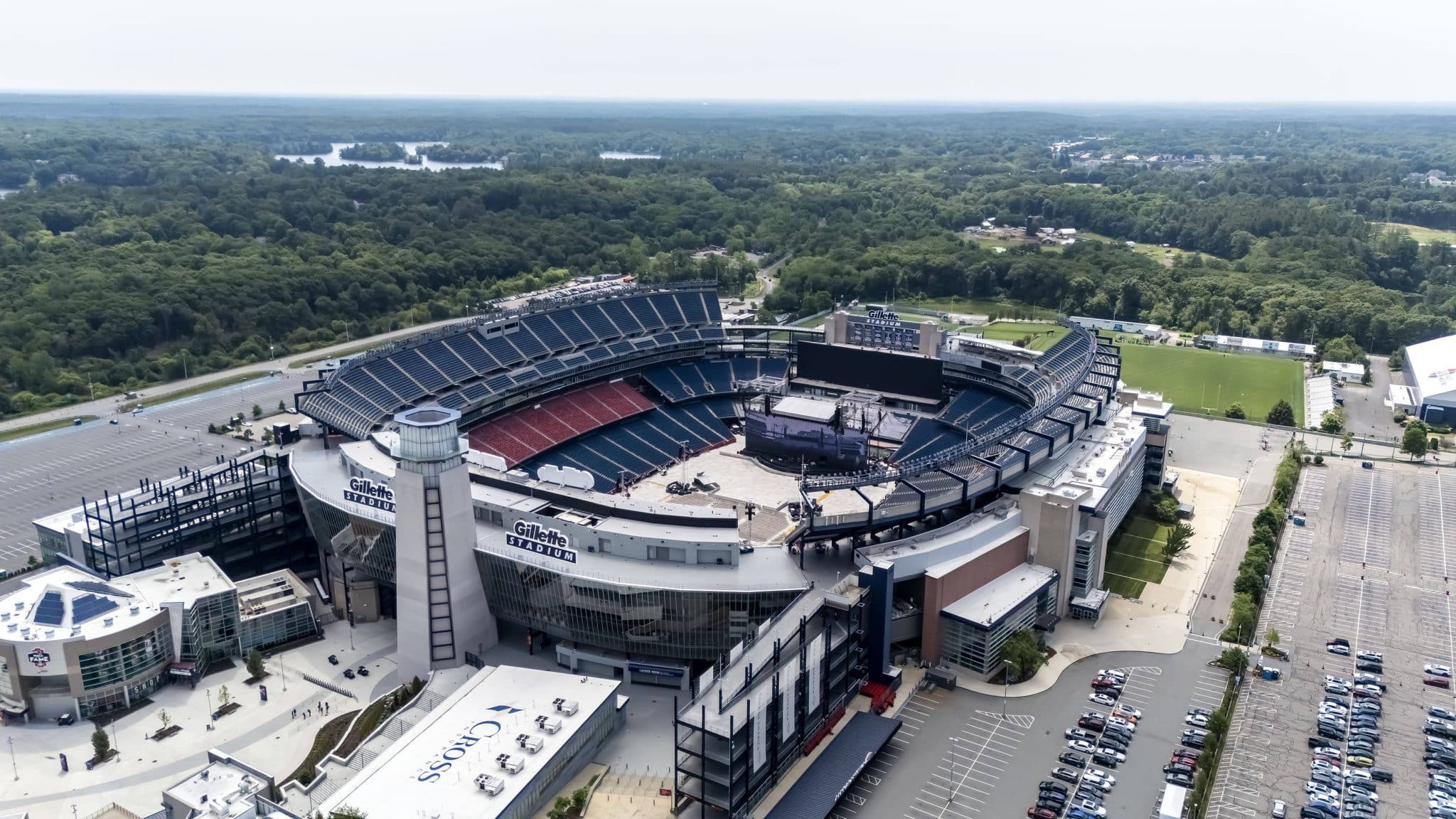 Gillette Stadium, casa do New England Patriots, da NFL