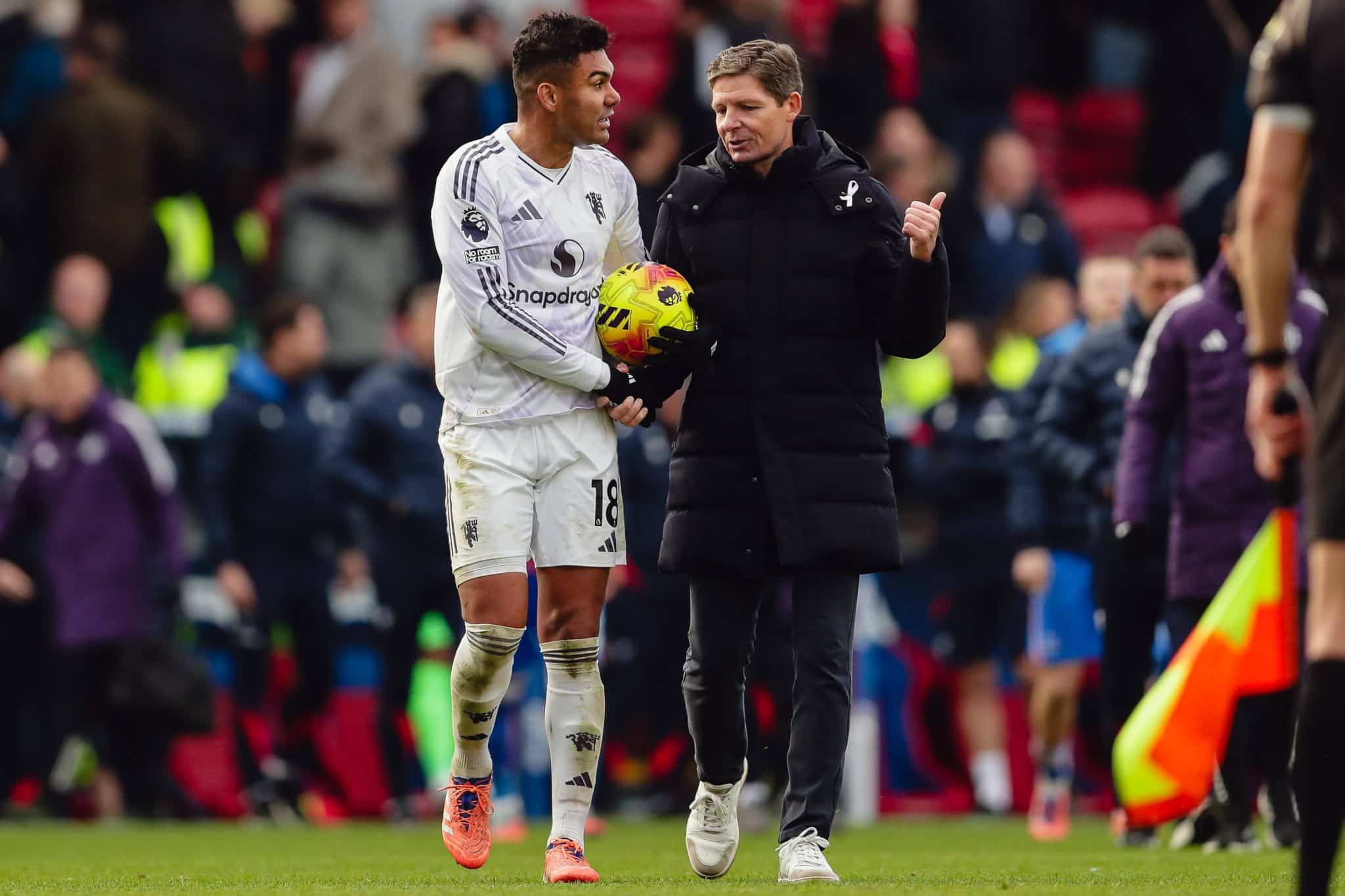 Glasner cumprimenta Casemiro