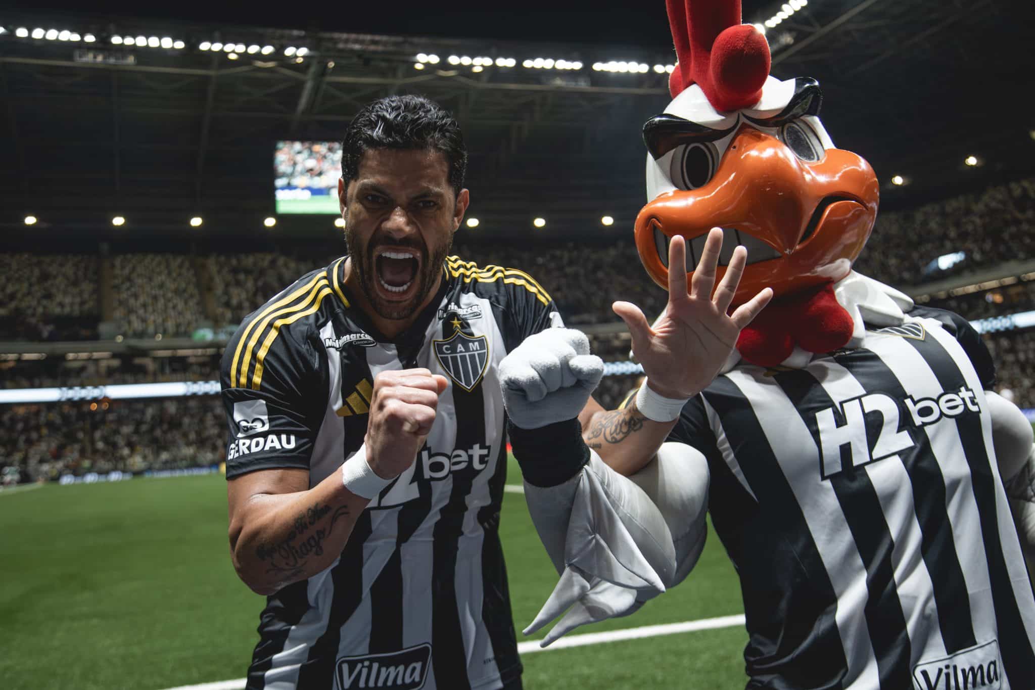 Hulk alcan&ccedil;a marca de 500 gols na carreira (Foto: Foto: Pedro Souza / Atl&eacute;tico)