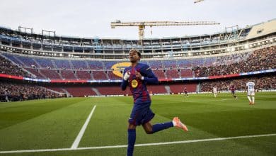 Flick leva susto, mas parceria de Raphinha com Yamal e Olmo salva Barcelona de novo vexame