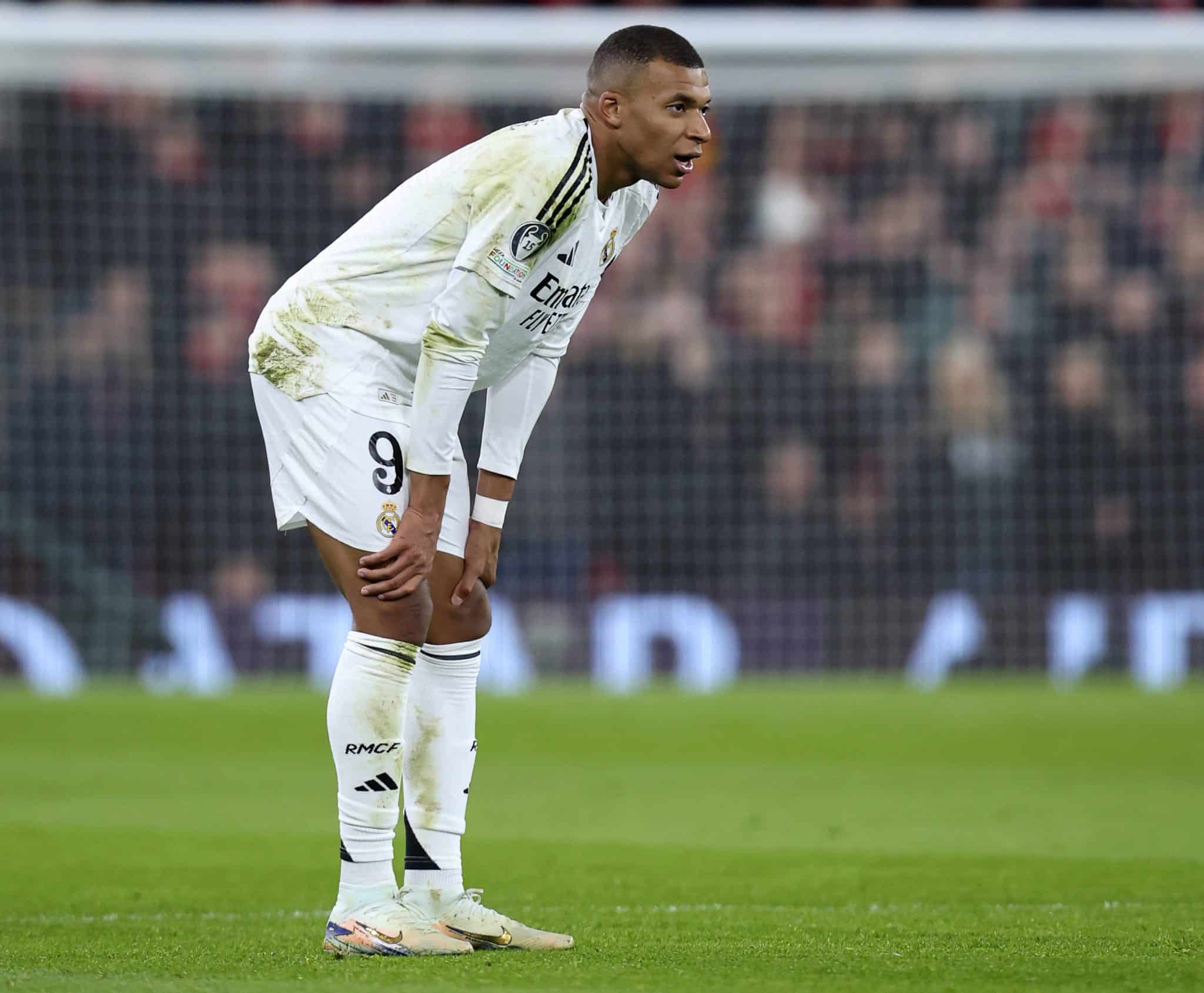 Mbapp&eacute; em Liverpool x Real Madrid