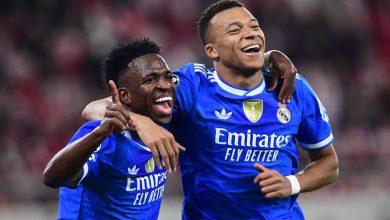 Alonso revive &lsquo;fantasmas&rsquo; de Ancelotti, mas Real Madrid segura vit&oacute;ria suada com poker de Mbapp&eacute;