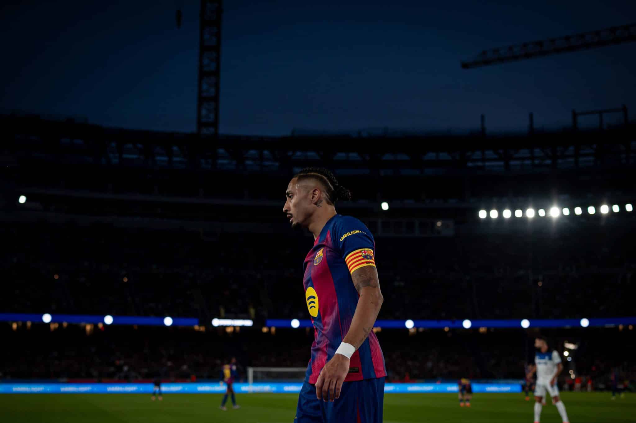 Raphinha em atua&ccedil;&atilde;o pelo Barcelona (Foto: IMAGO / Felipe Mondino)