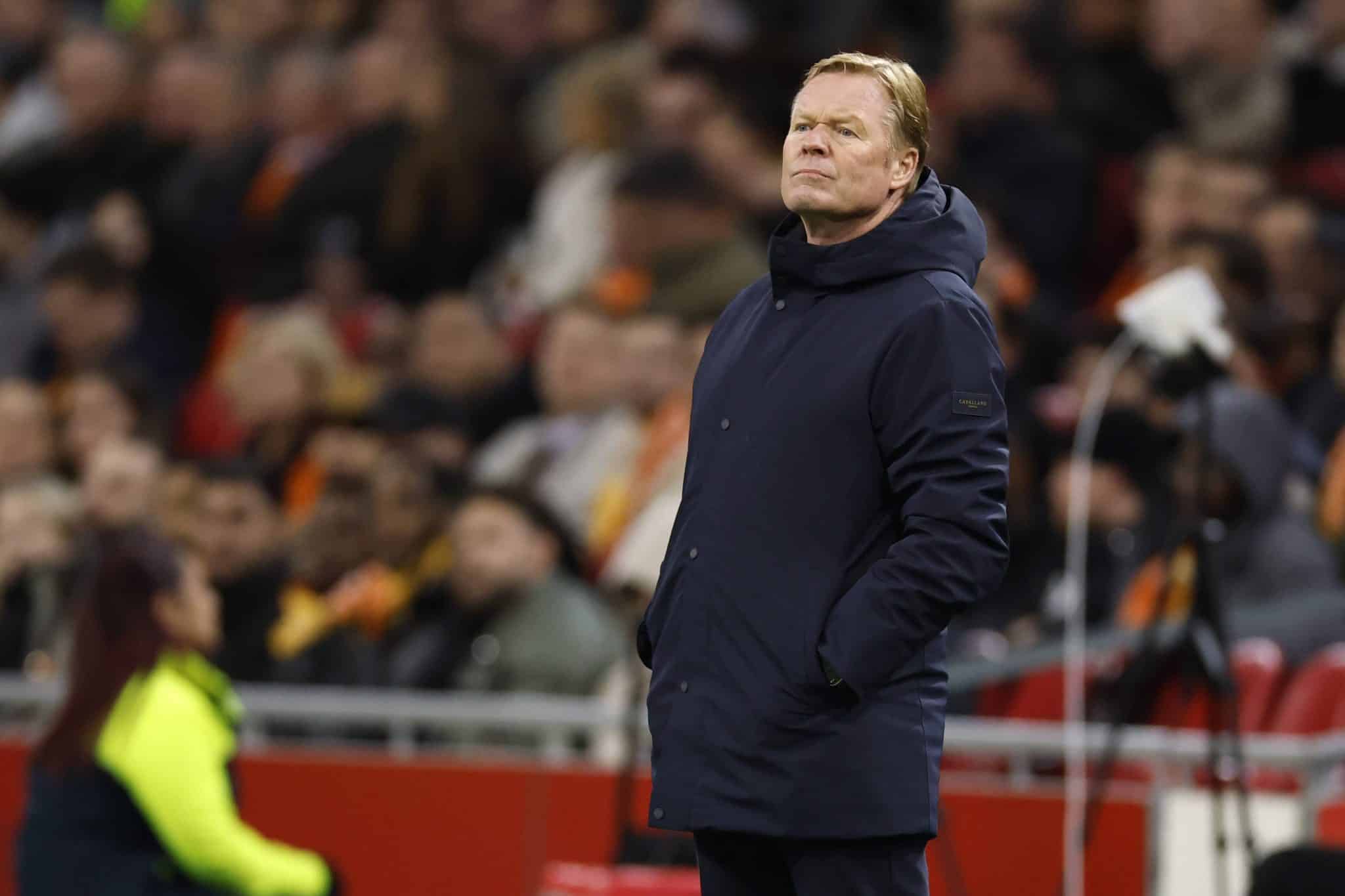 Ronald Koeman, t&eacute;cnico da sele&ccedil;&atilde;o holandesa