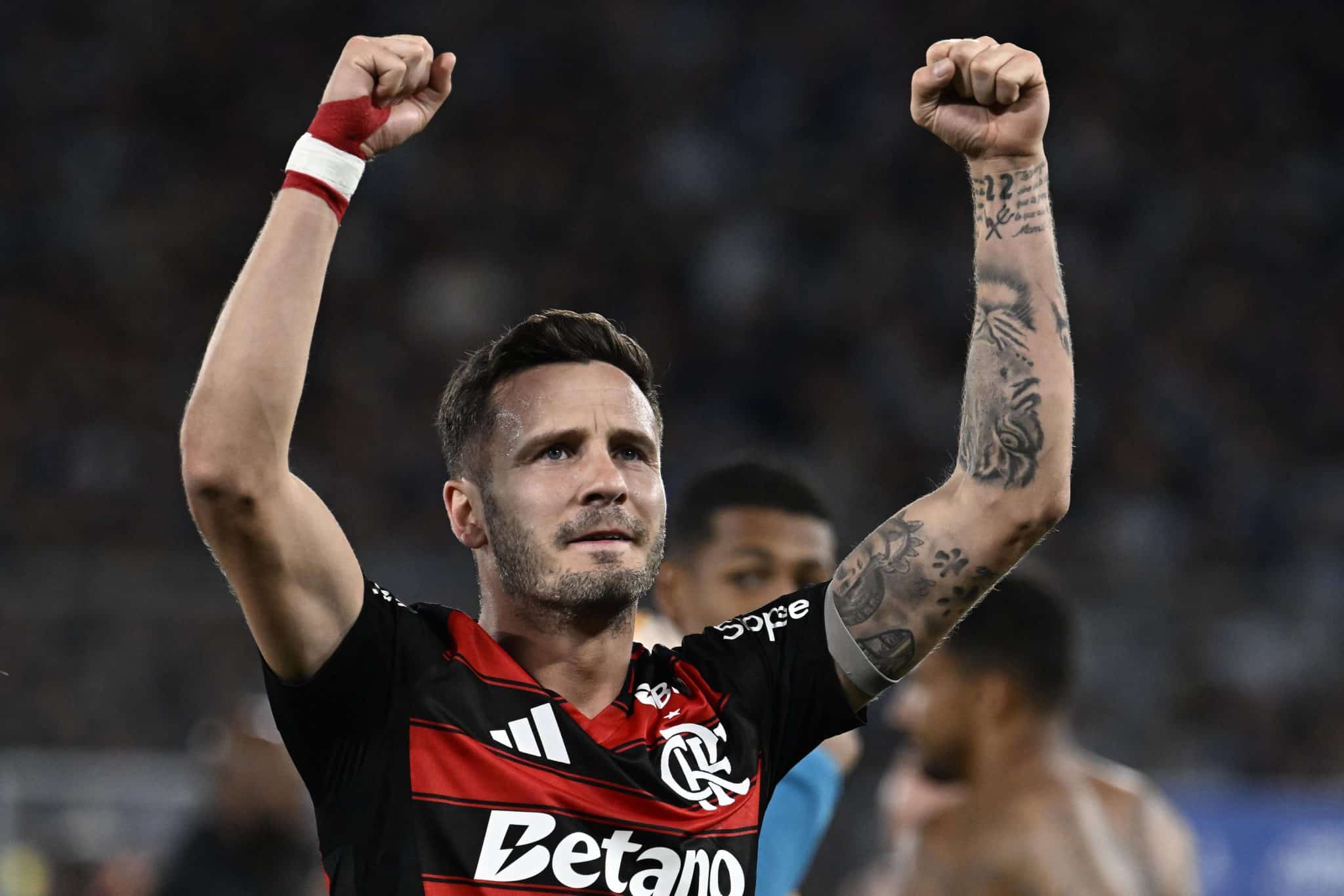 Sa&uacute;l, meio-campista do Flamengo 