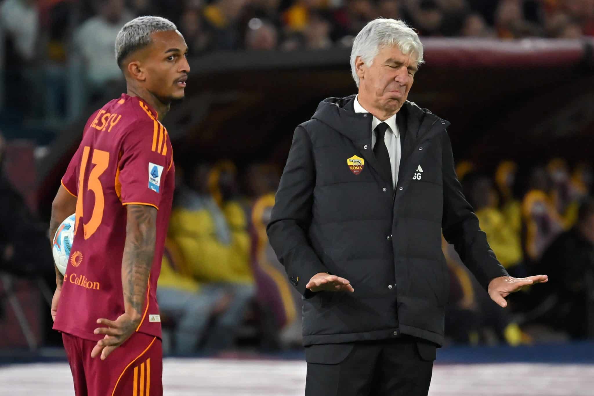 Wesley e Gasperini na Roma