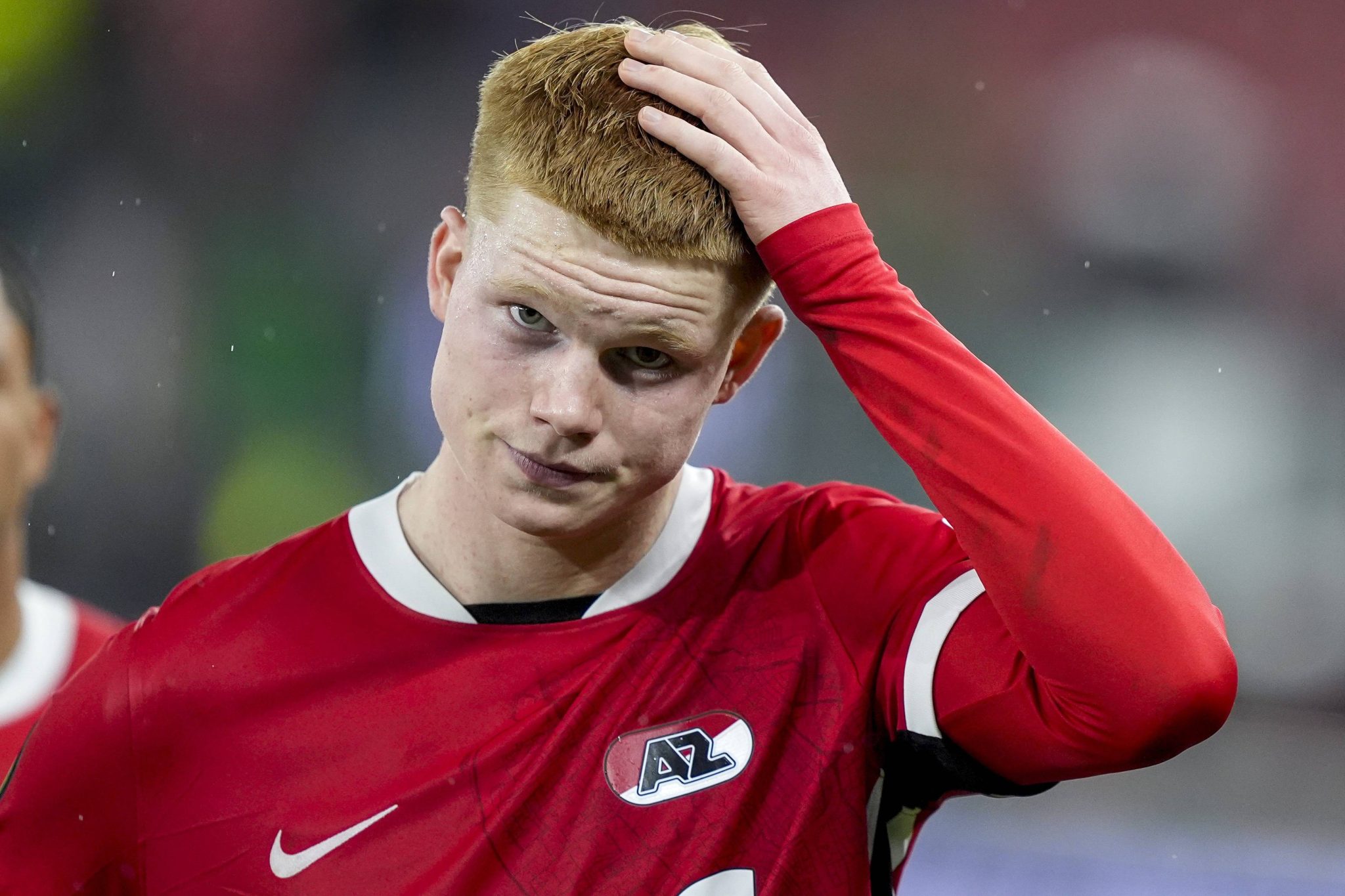 Kees Smit pelo AZ em jogo da Conference League