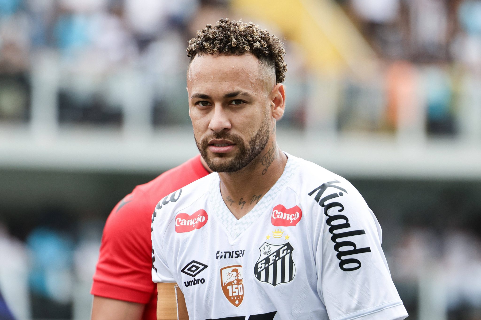 Neymar em jogo do Santos no Brasileir&atilde;o