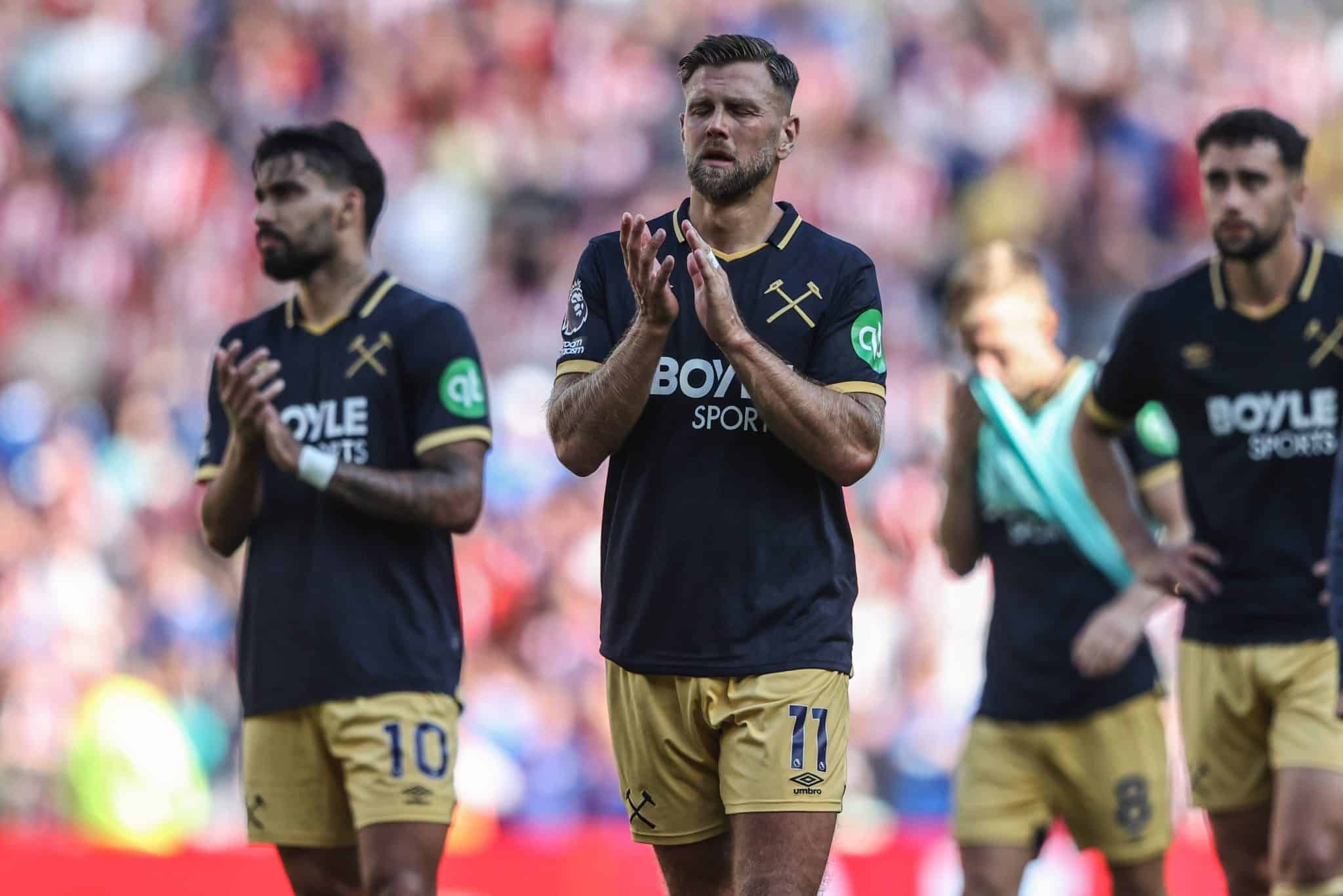 Niclas F&uuml;llkrug em atua&ccedil;&atilde;o pelo West Ham (Foto: IMAGO / News Images)