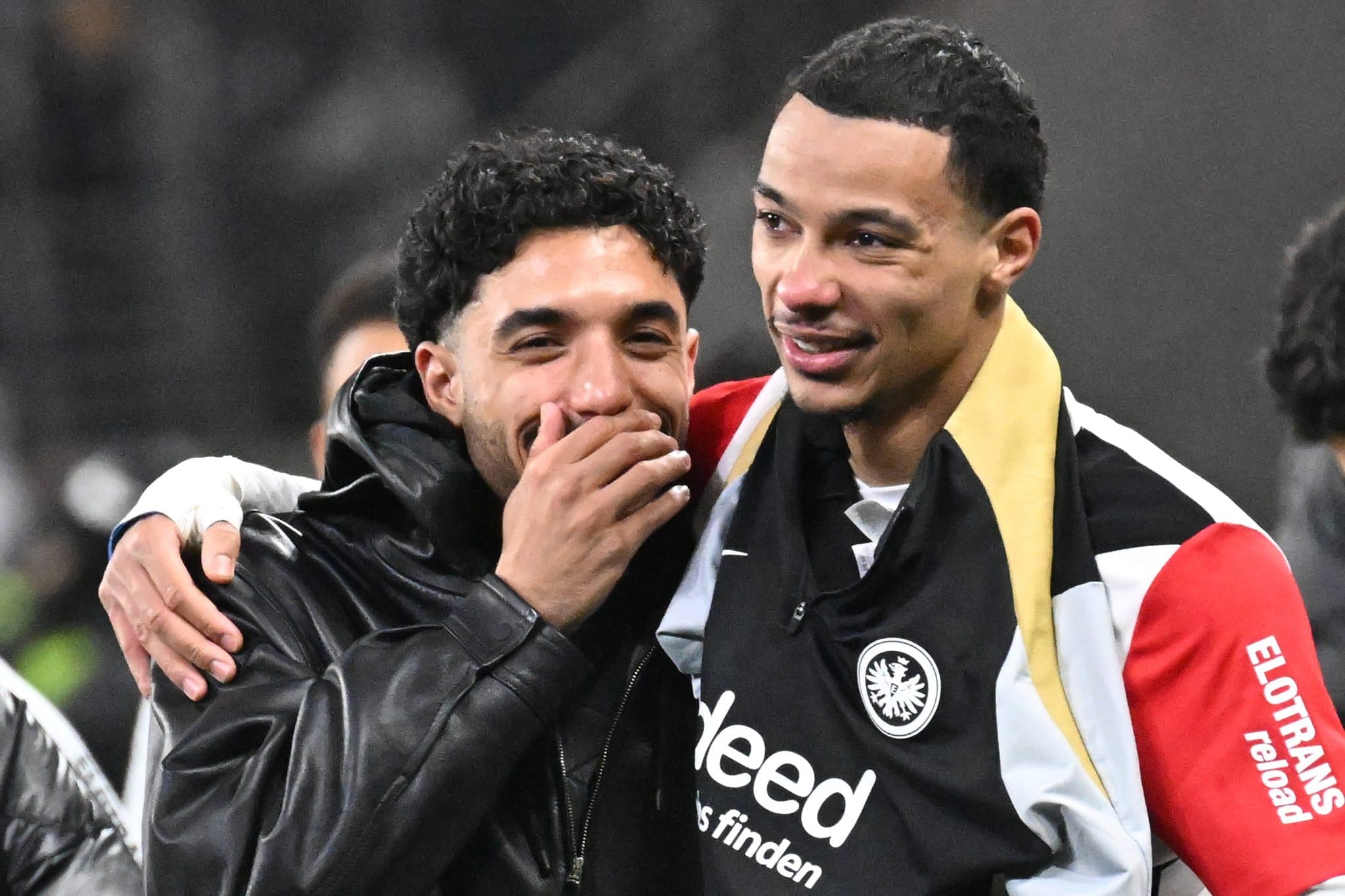 Omar Marmoush e Hugo Ekitik&eacute; no Eintracht Frankfurt