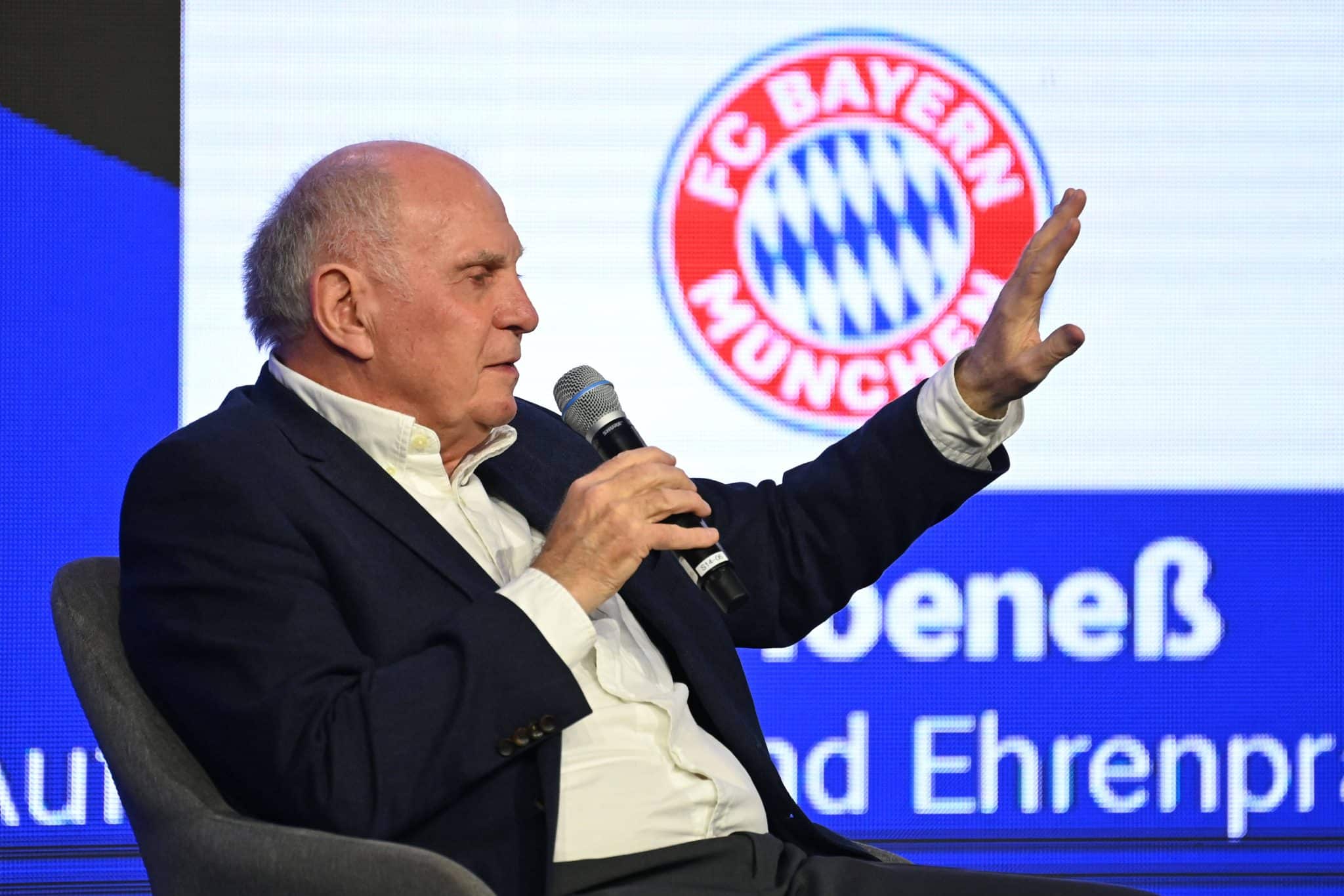 Uli Hoeness, presidente honor&aacute;rio do Bayern de Munique