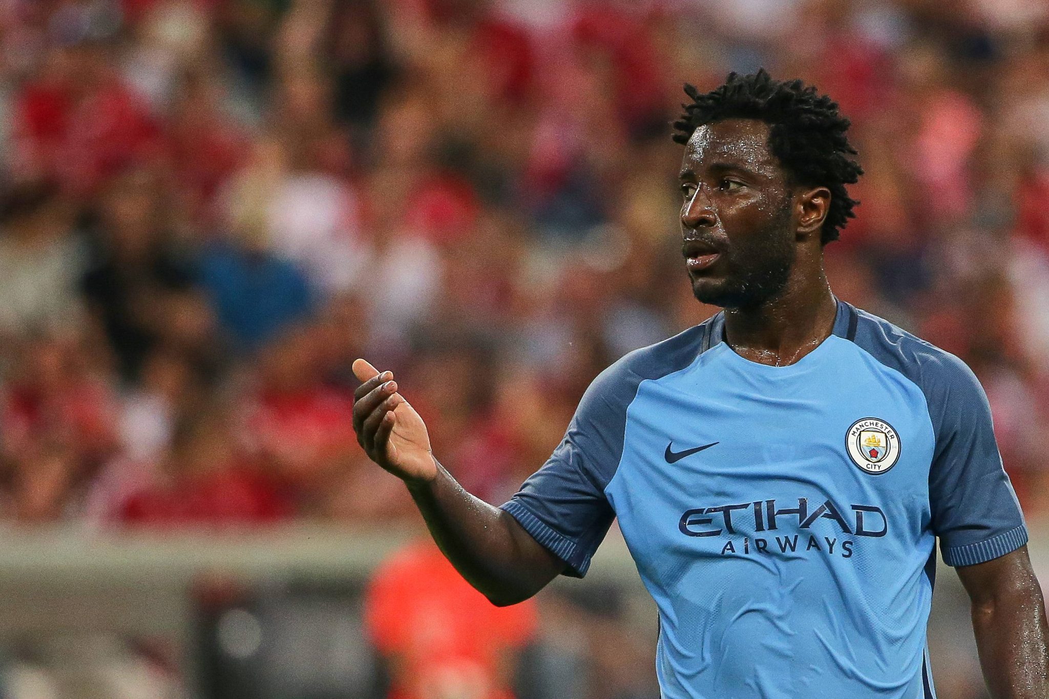 Wilfried Bony em a&ccedil;&atilde;o pelo Manchester City