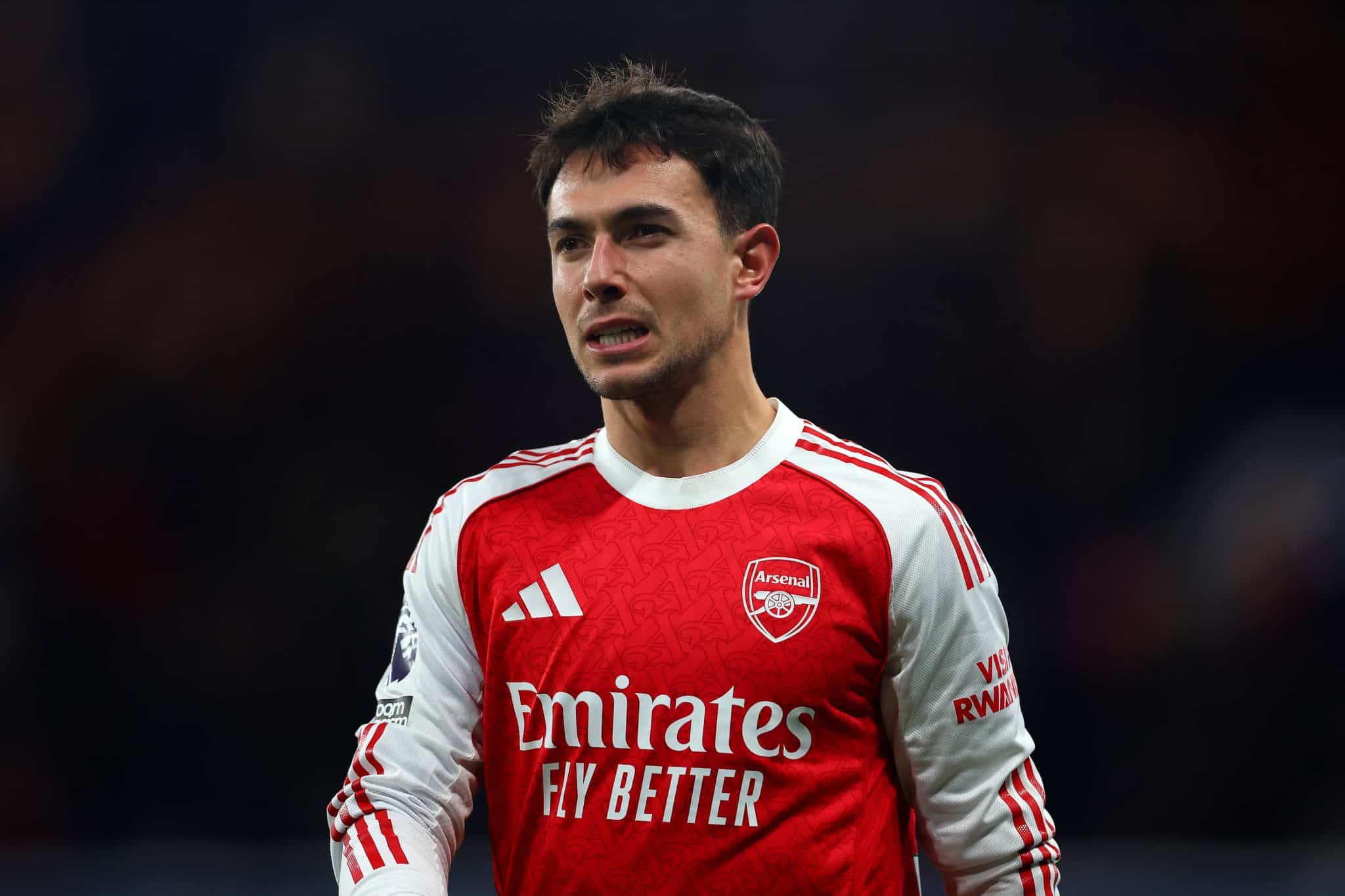 Mart&iacute;n Zubimendi pelo Arsenal