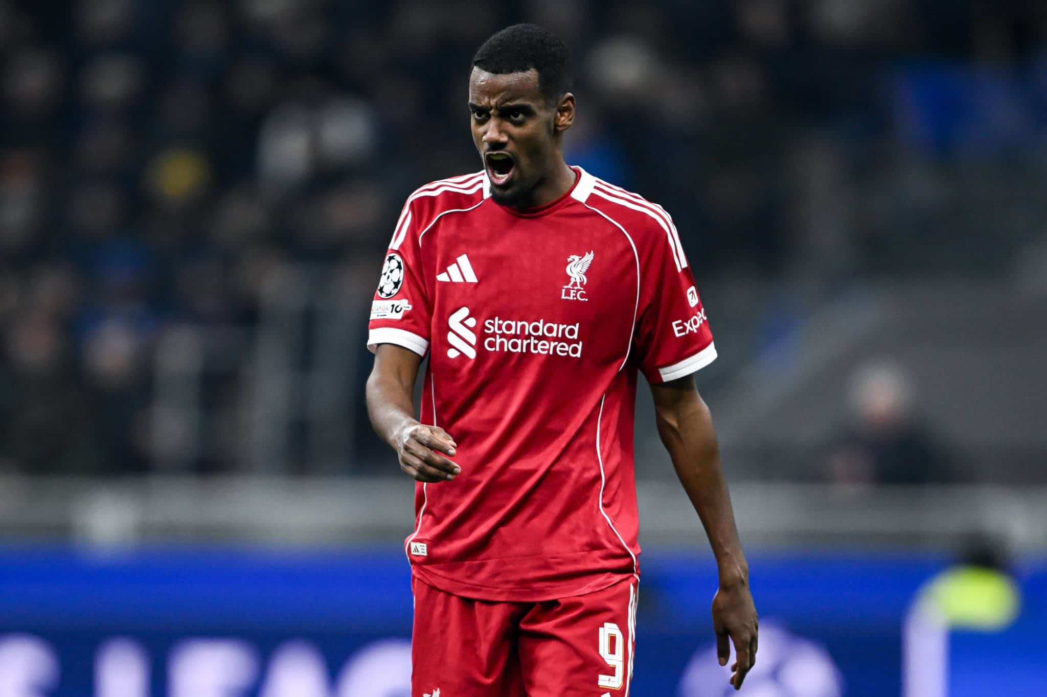Alexander Isak em Internazionale x Liverpool (Foto: Imago)