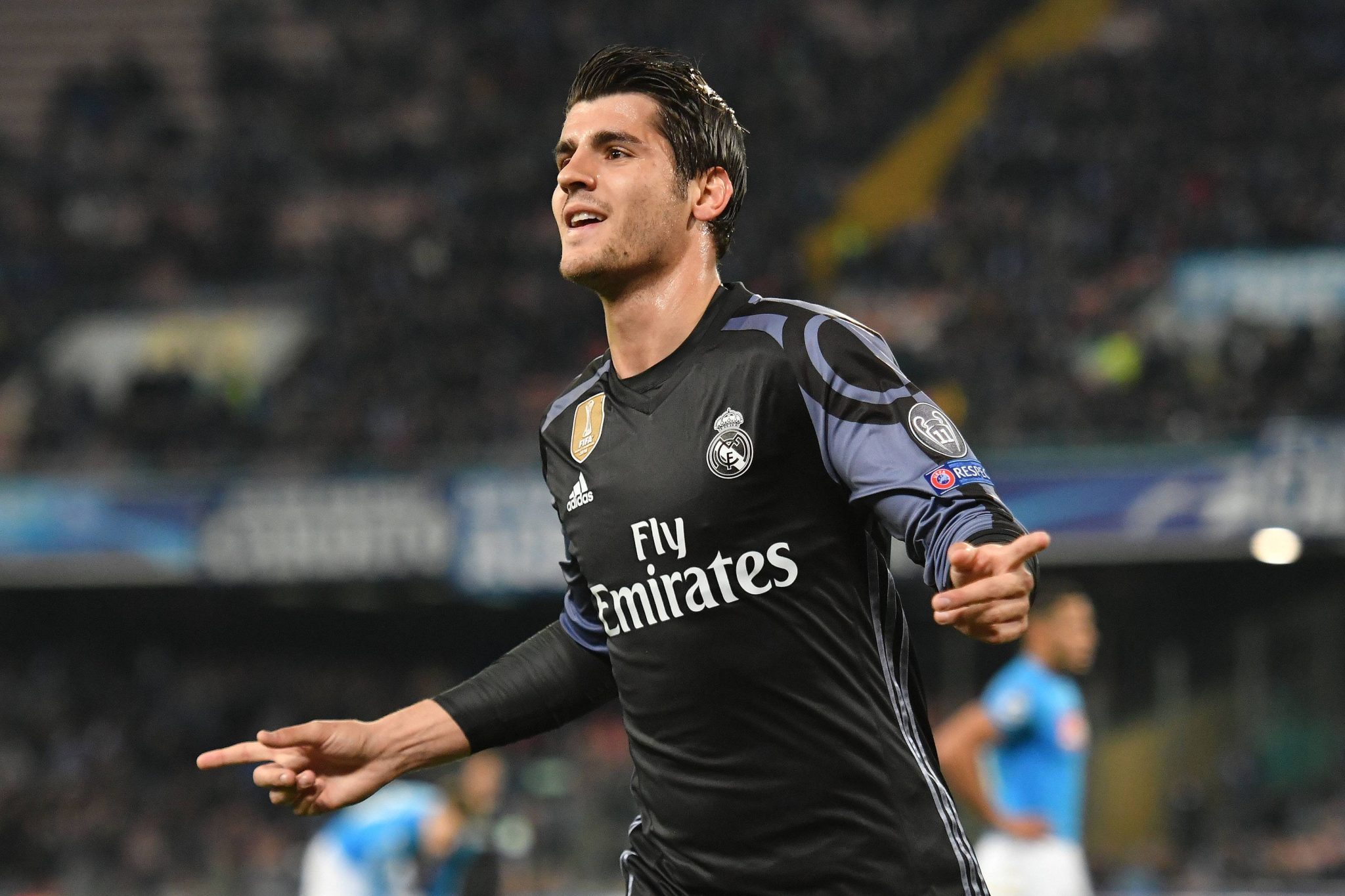 &Aacute;lvaro Morata foi o 12&ordm; jogador do Real Madrid em 2016/17 (Foto: Imago)