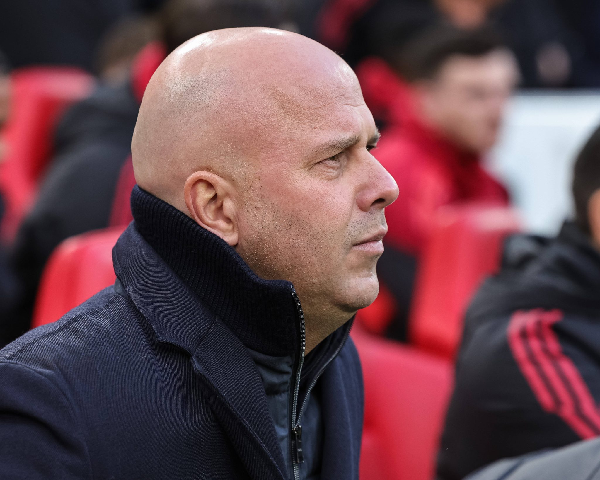 Arne Slot t&eacute;cnico do Liverpool