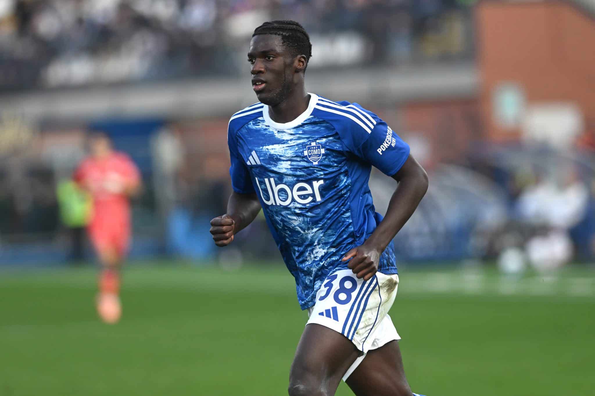 Assane Diao pelo Como (Foto: Imago)