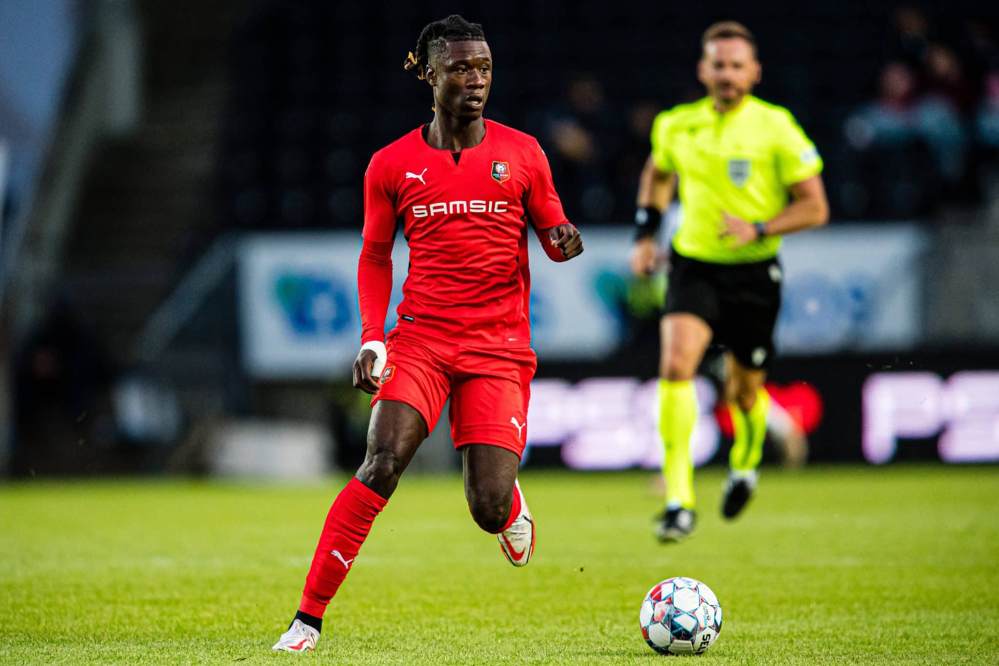 Eduardo Camavinga pelo Rennes (Foto: Imago)