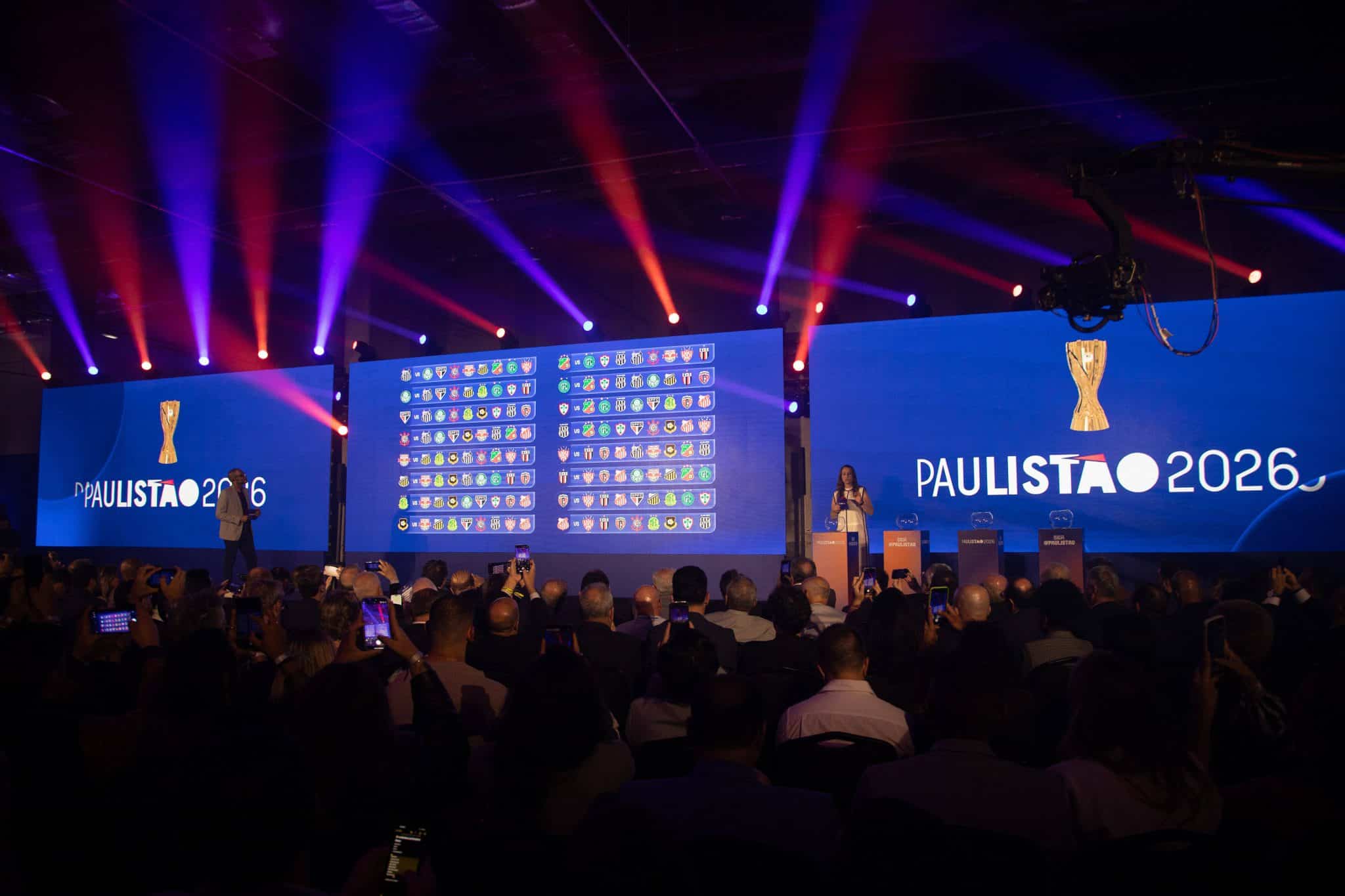 Evento de lan&ccedil;amento do Paulist&atilde;o 2026 (Foto: Imago)