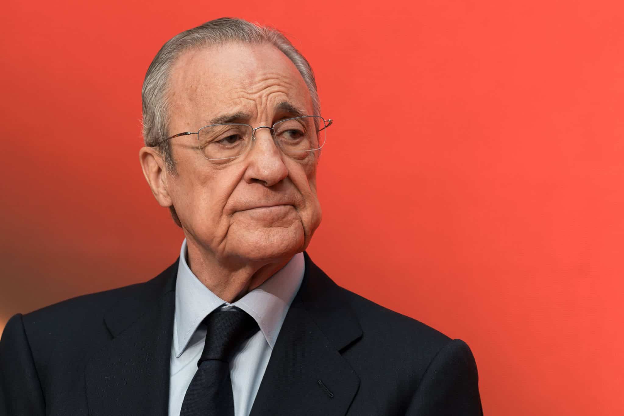Florentino Perez &eacute; presidente do Real Madrid.