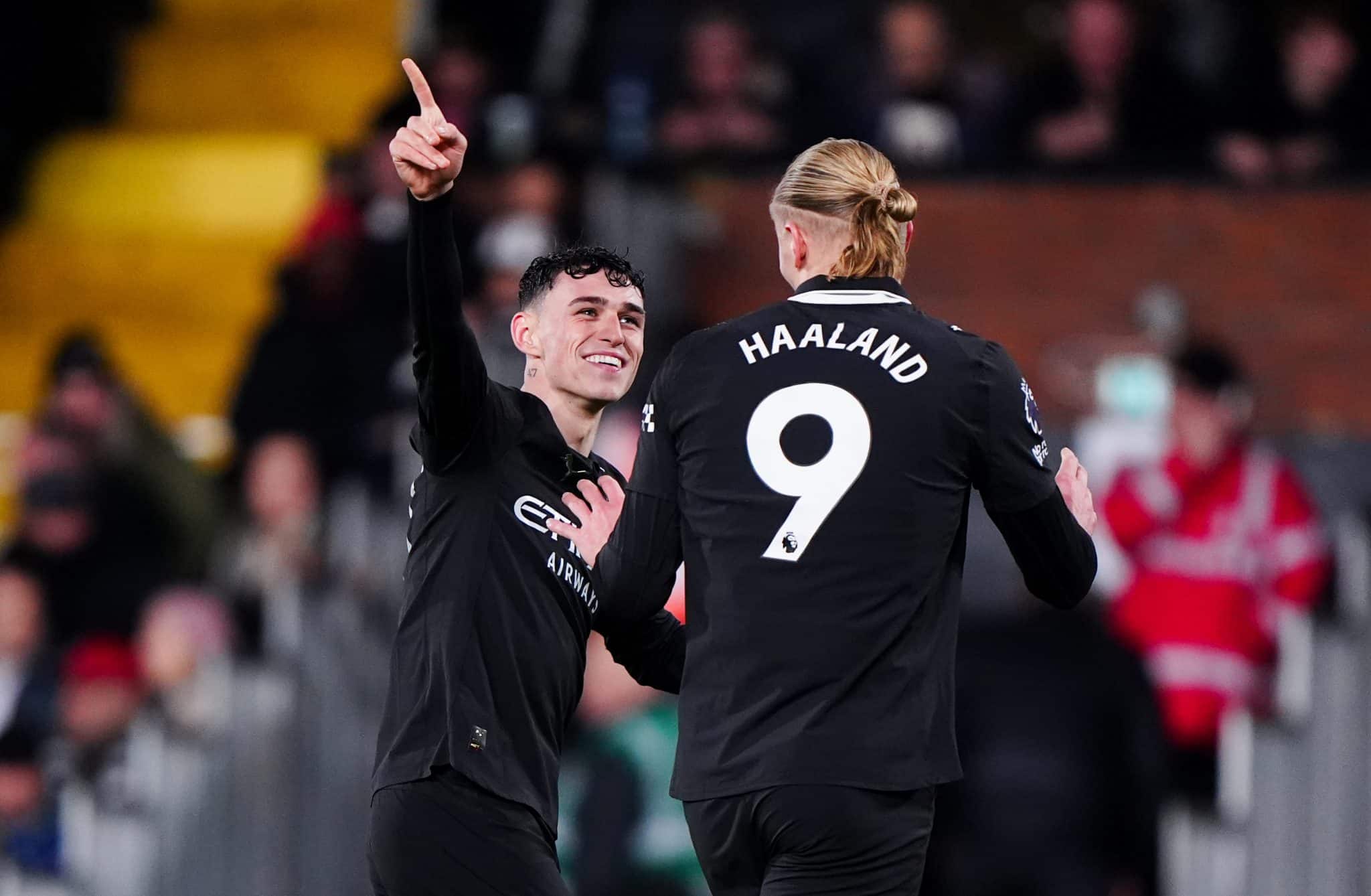 Phil Foden marcou um dos gols da goleada do Manchester City