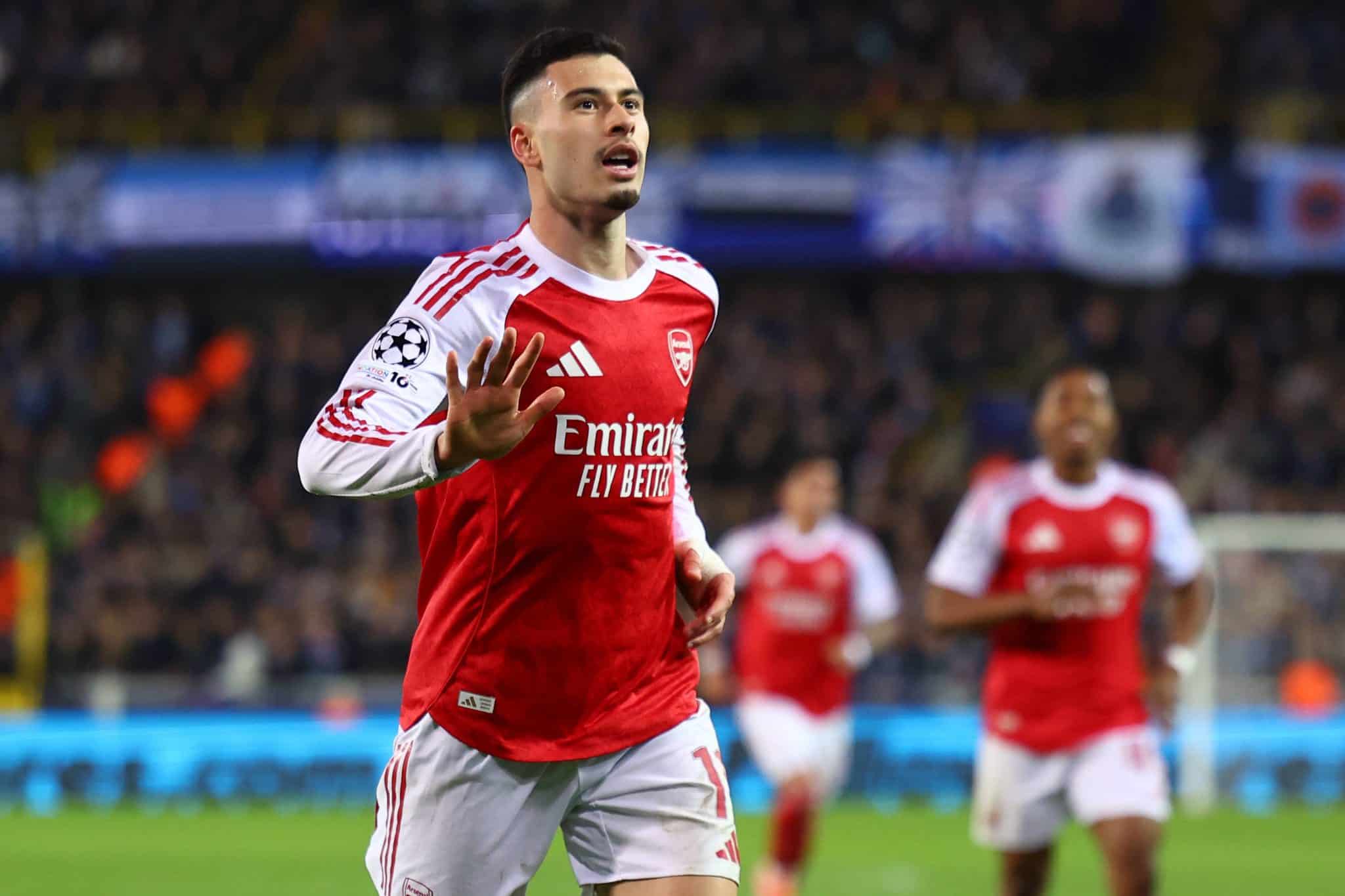 Martinelli comemora gol do Arsenal