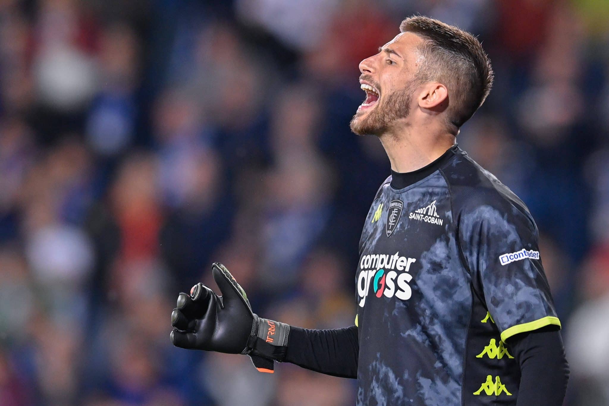 Guglielmo Vicario pelo Empoli, em 2023 (Foto: Imago)