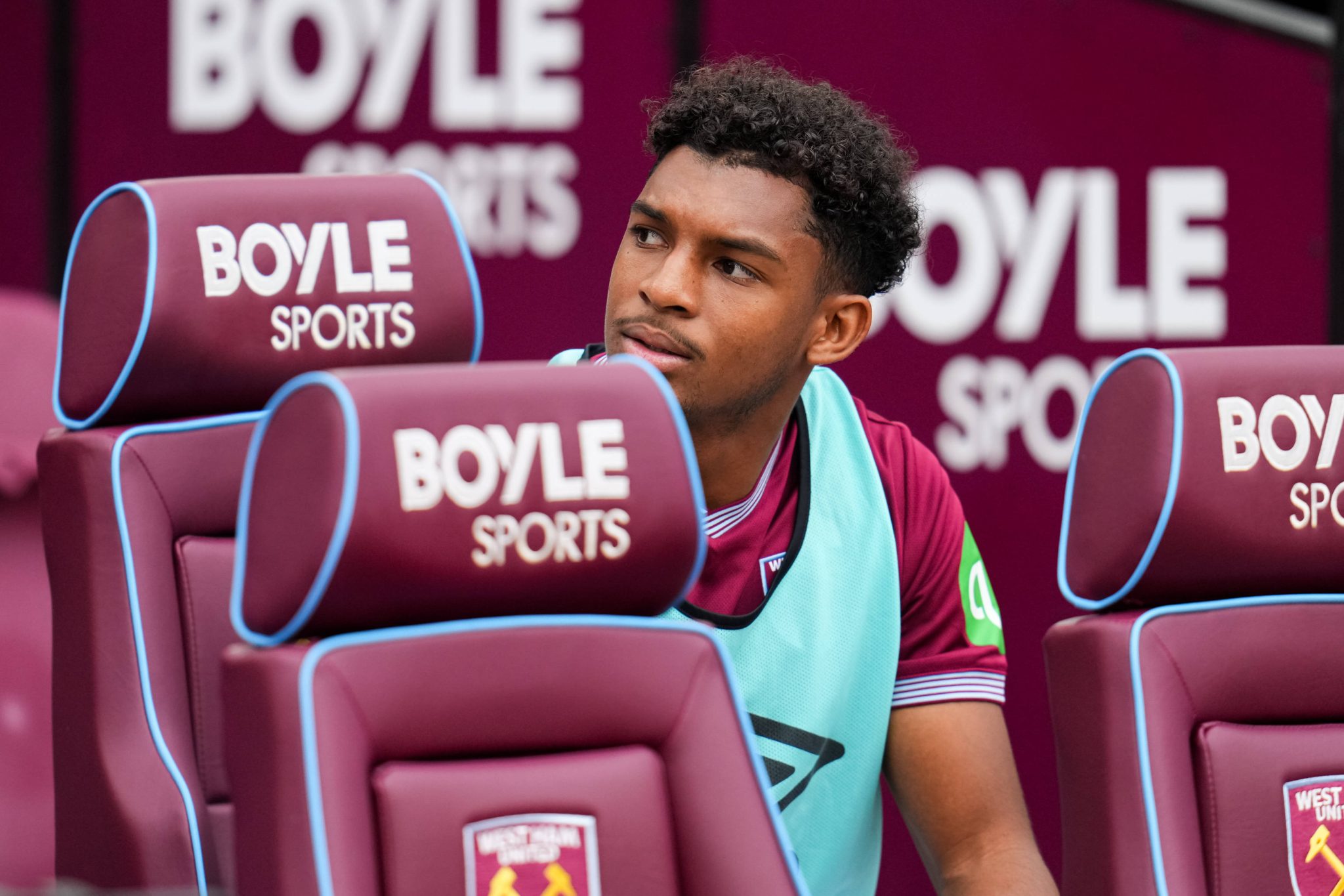 Luis Guilherme em atua&ccedil;&atilde;o pelo West Ham (Foto: IMAGO / News Images)