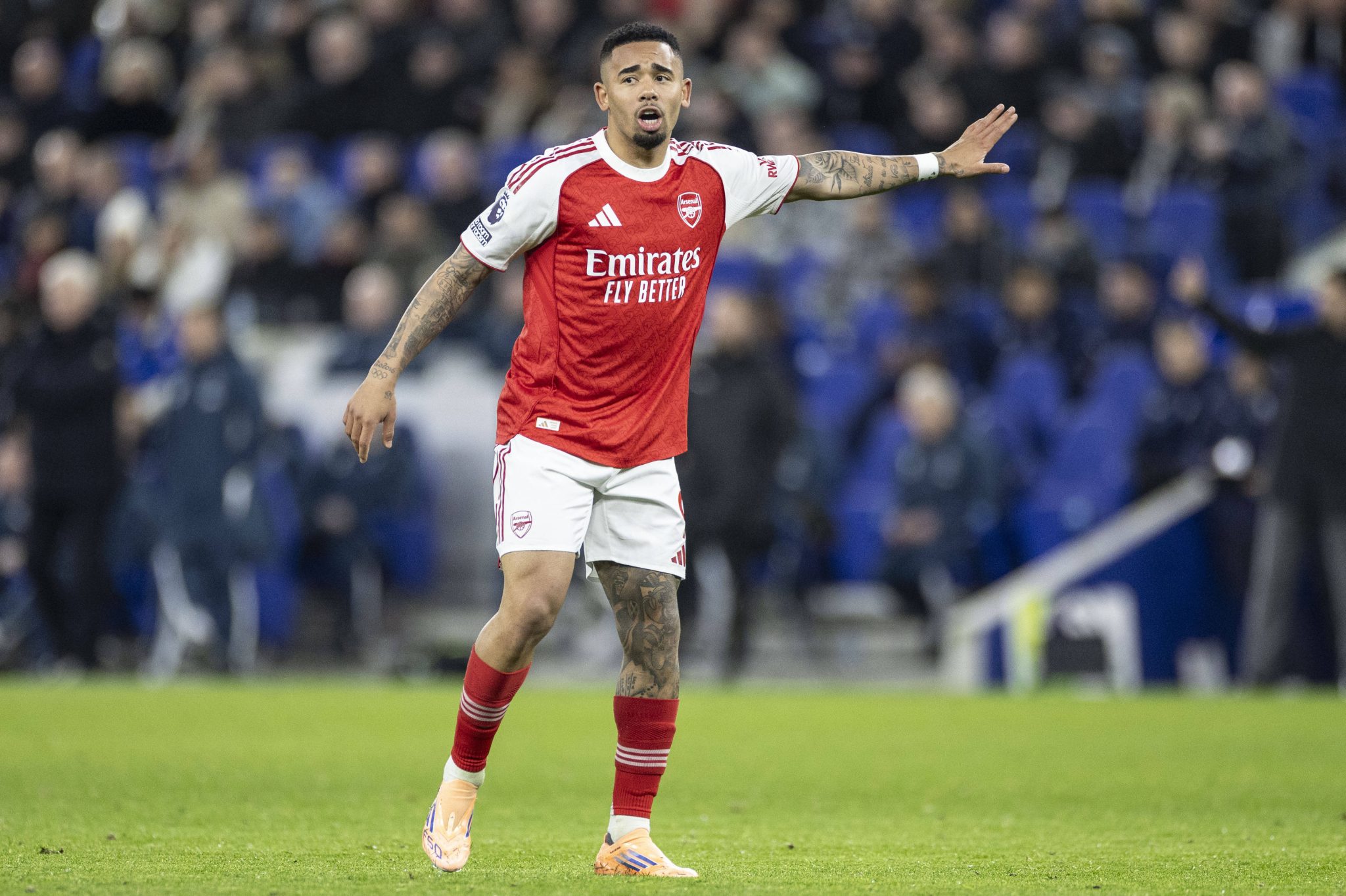 Gabriel Jesus em atua&ccedil;&atilde;o pelo Arsenal (Foto: Imago)