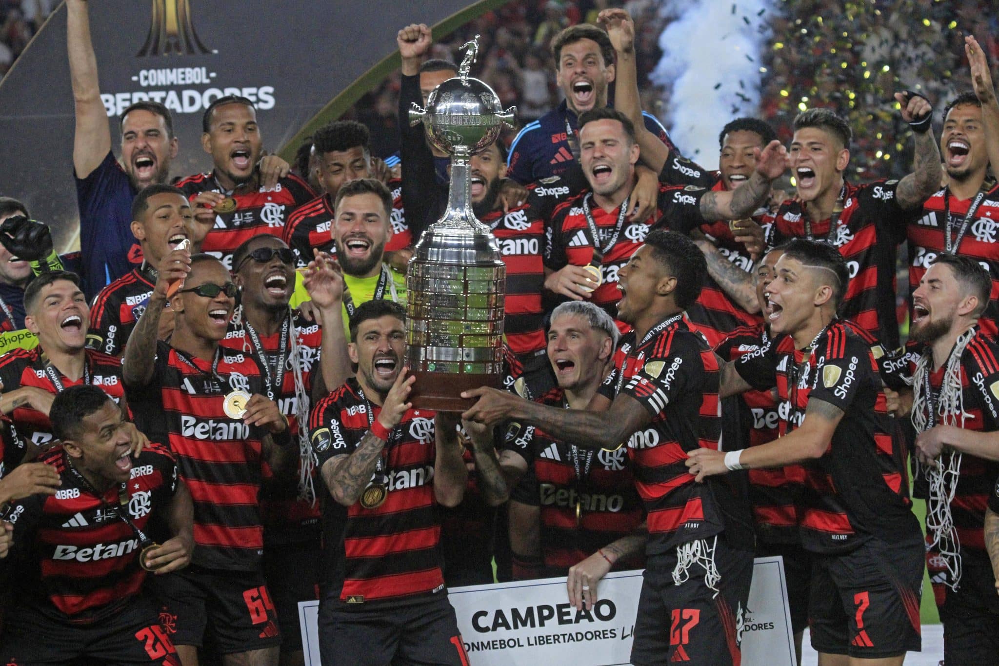 Flamengo &eacute; o atual campe&atilde;o da Libertadores