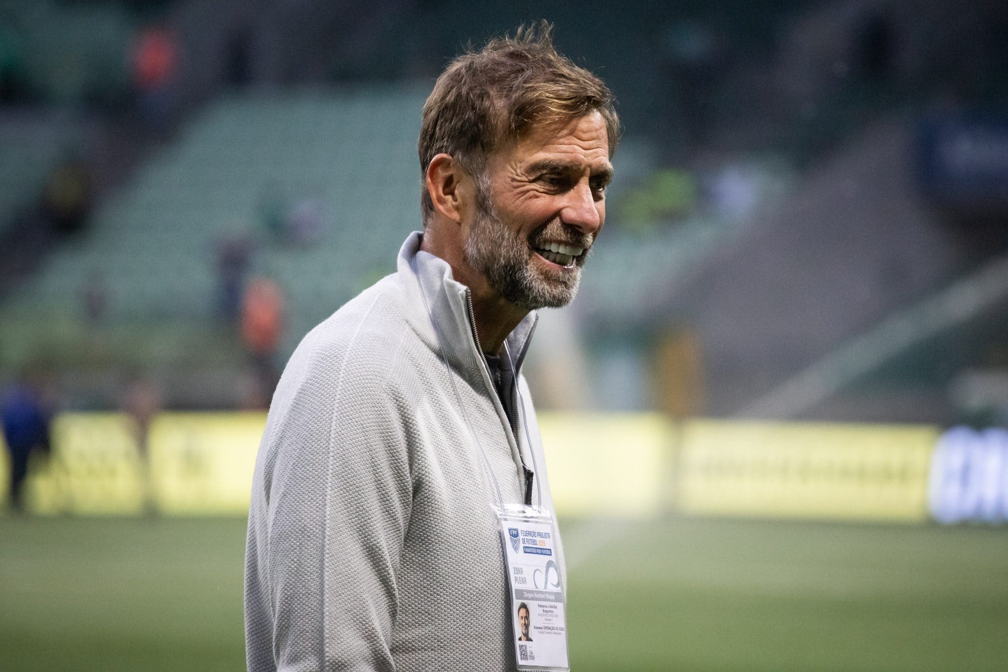 Klopp durante visita ao Red Bull Bragantino